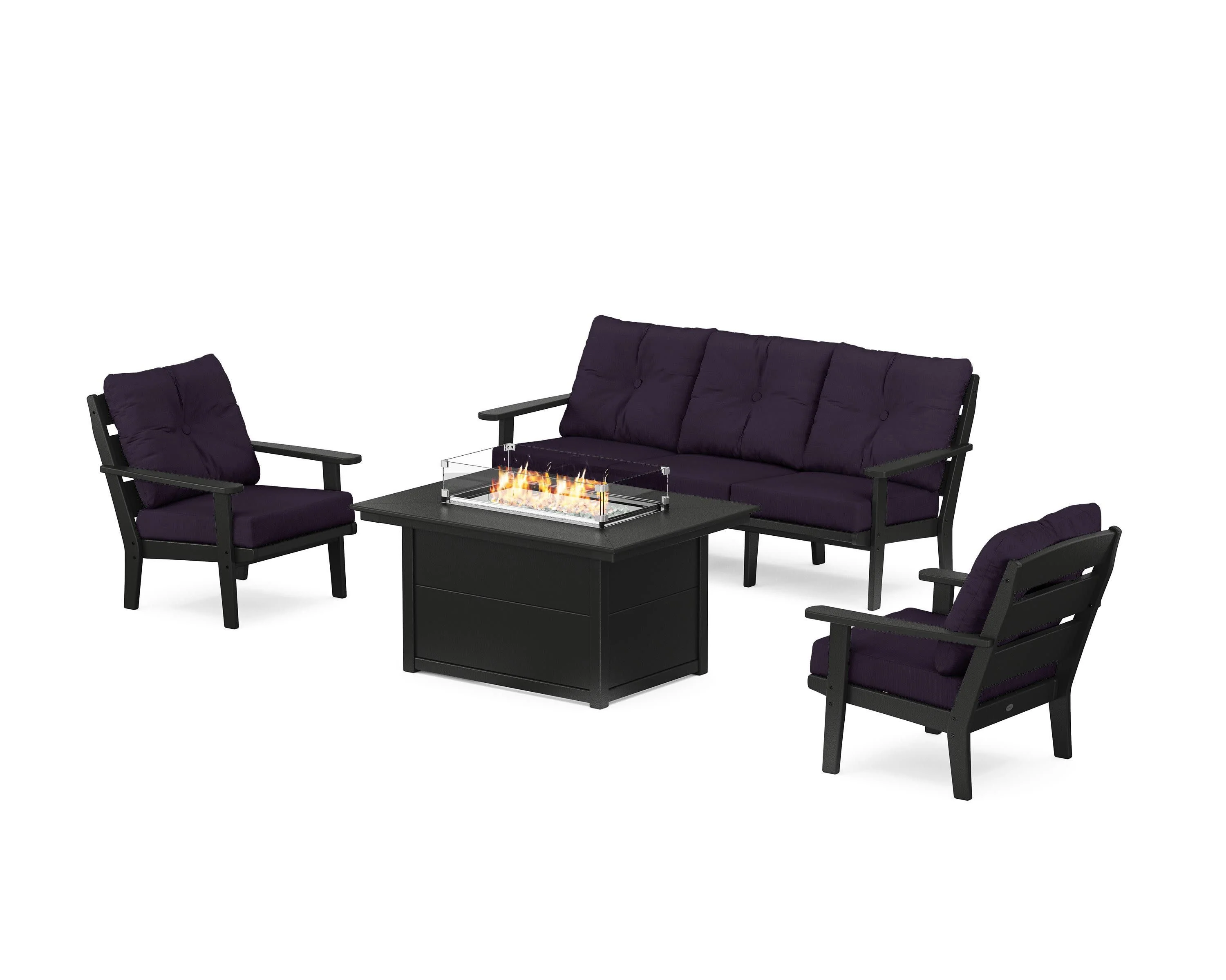 Lakeside Deep Seating Fire Pit Table Set - Image 34