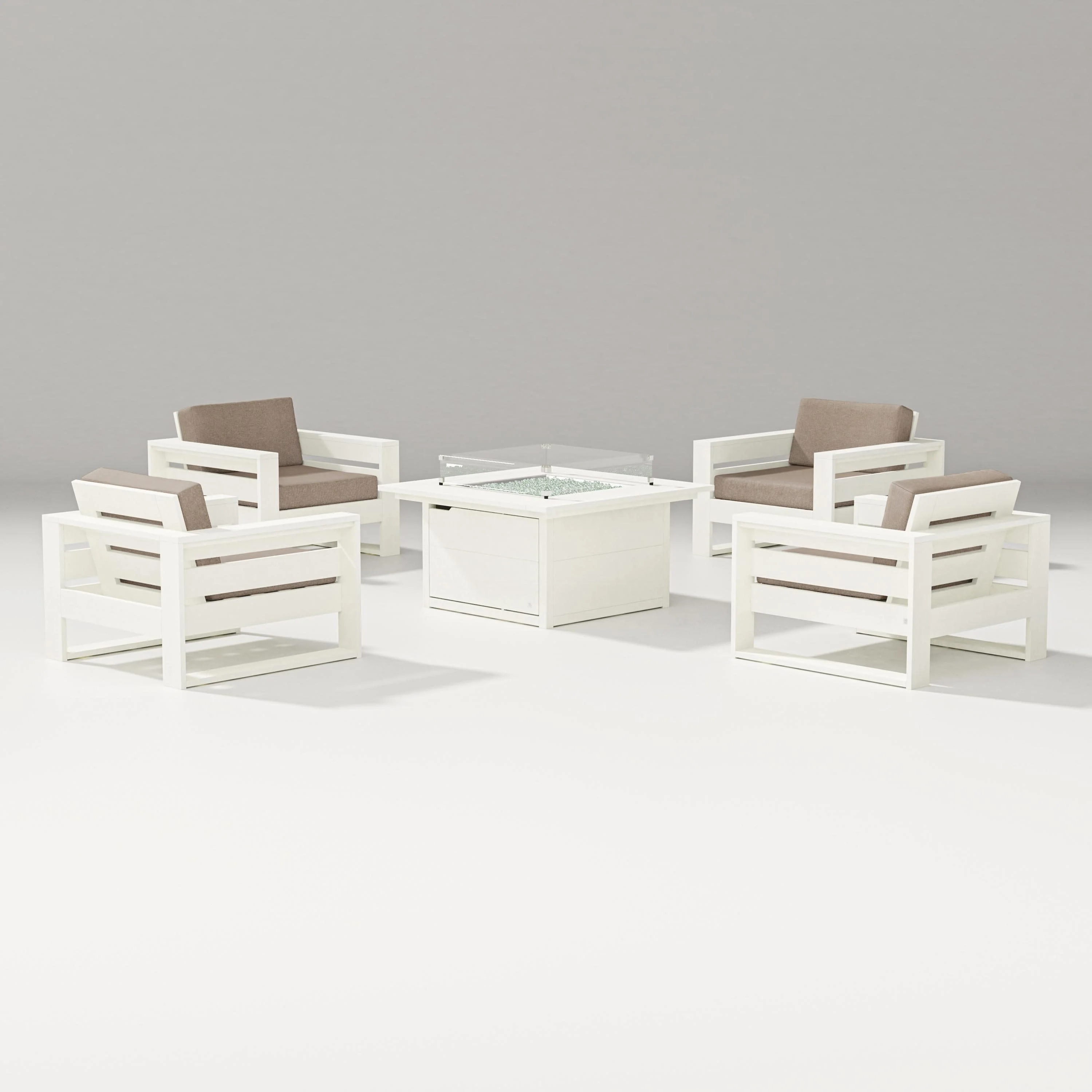Latitude 5-Piece Lounge Fire Table Set - Image 2