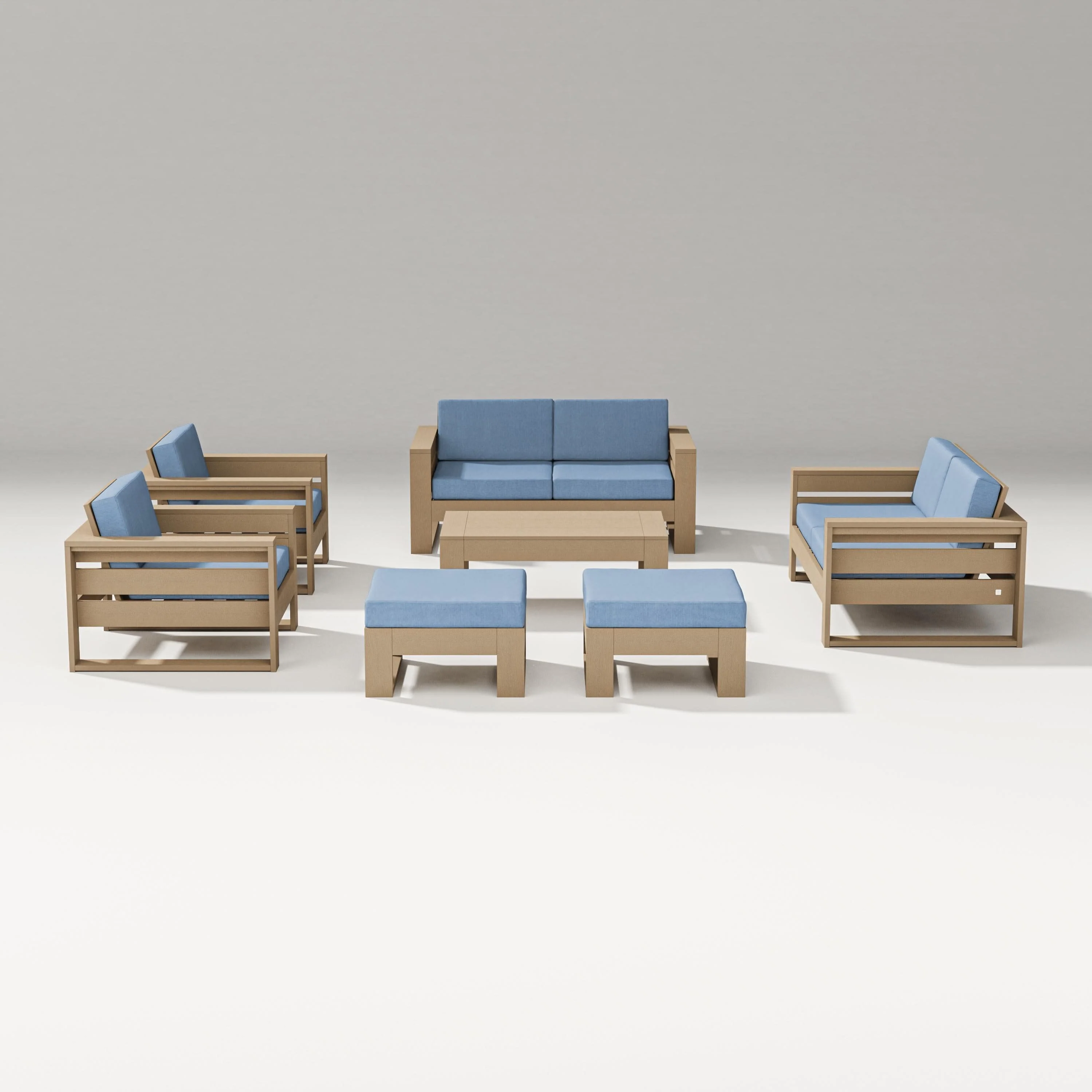 Latitude 7-Piece Lounge Loveseat Set - Image 12