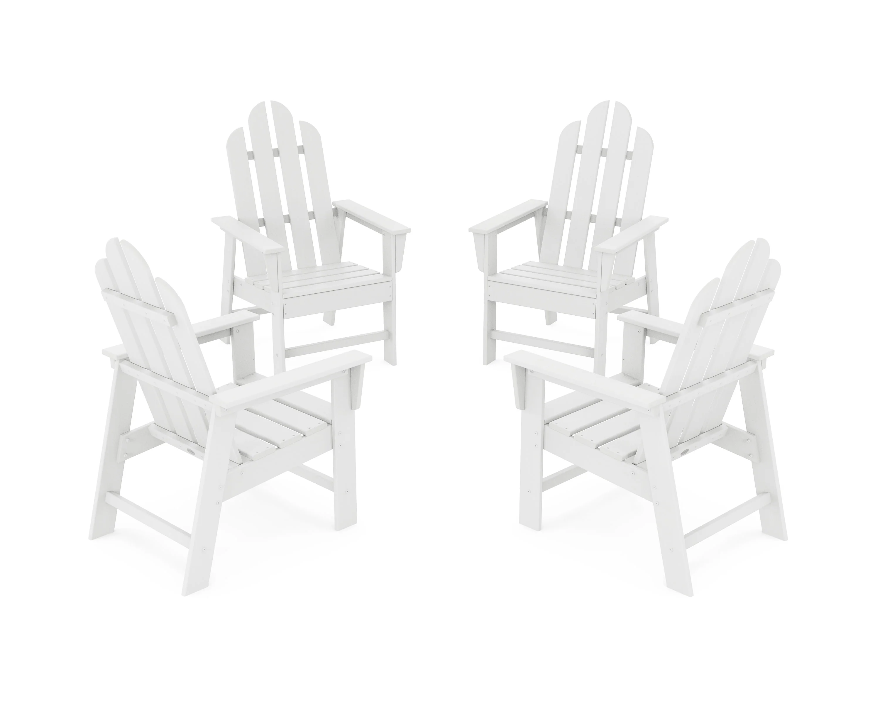 Long Island 4-Piece Upright Adirondack Conversation Set - Image 11