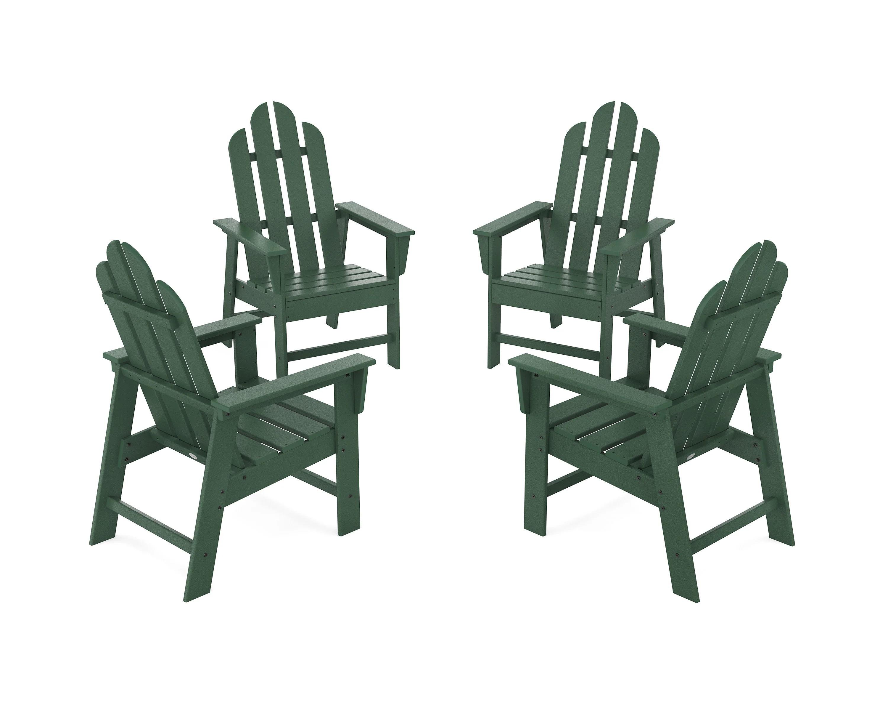 Long Island 4-Piece Upright Adirondack Conversation Set - Image 14