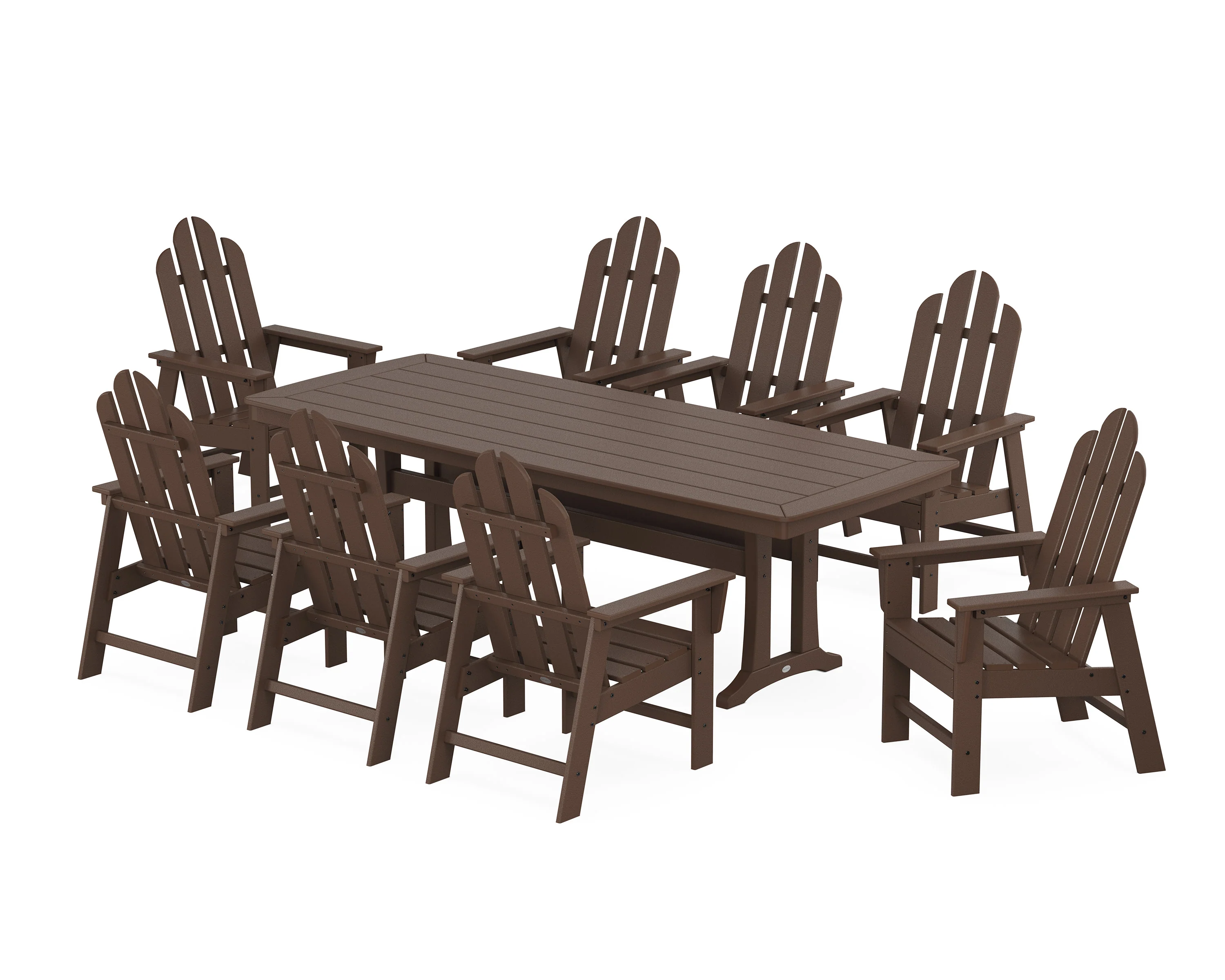 Long Island 9-Piece Dining Set with Trestle Legs - Image 4