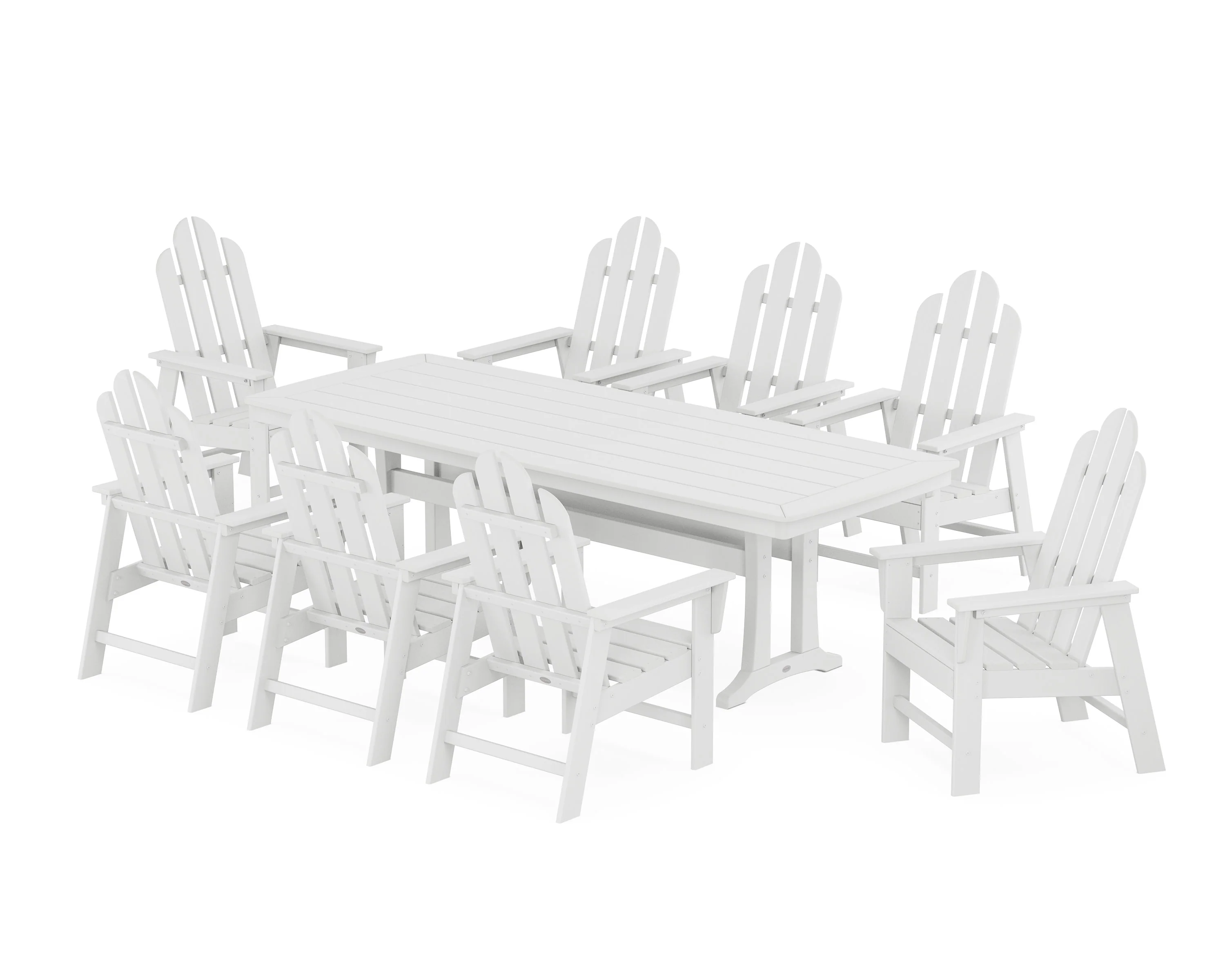 Long Island 9-Piece Dining Set with Trestle Legs - Image 5