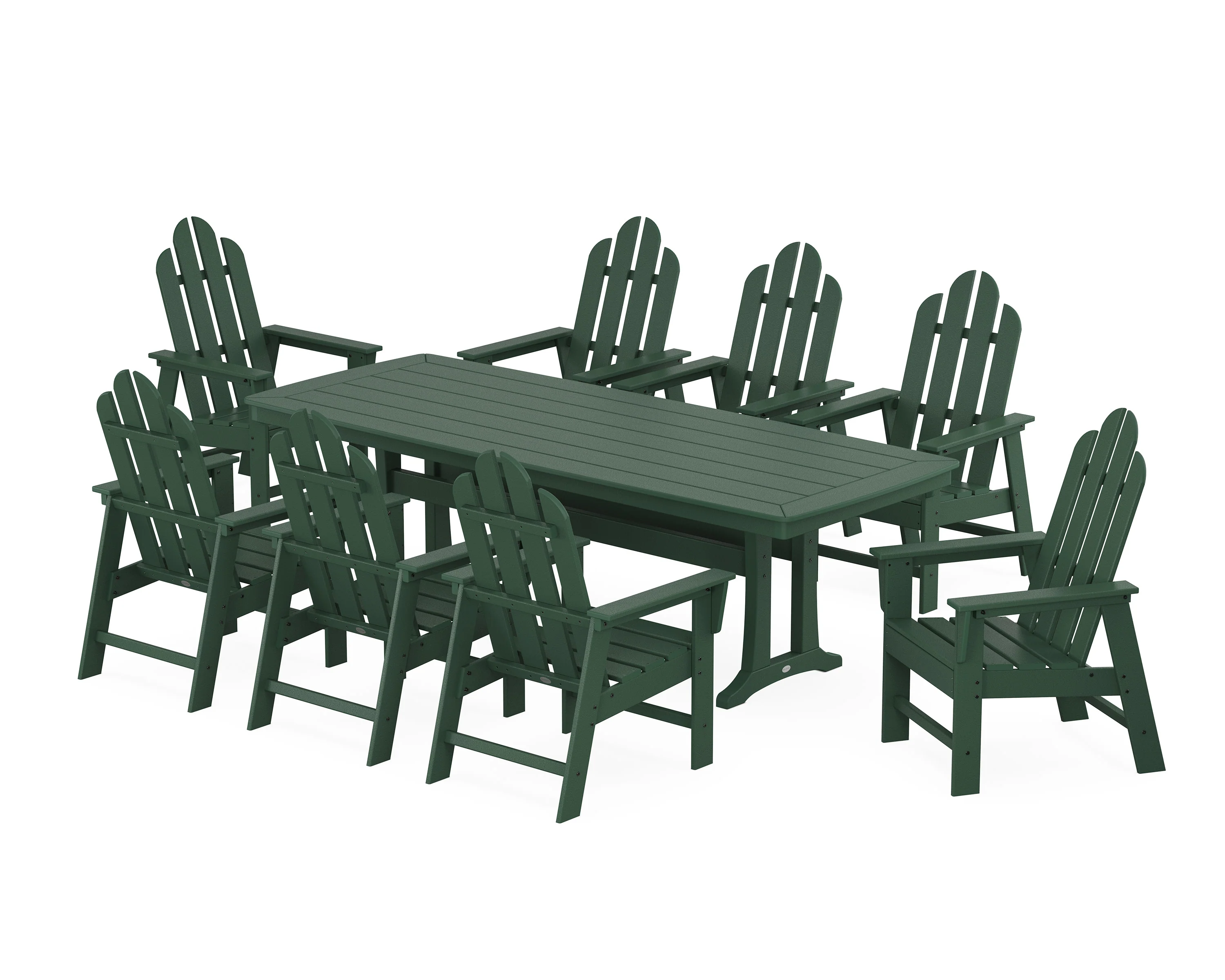 Long Island 9-Piece Dining Set with Trestle Legs - Image 6