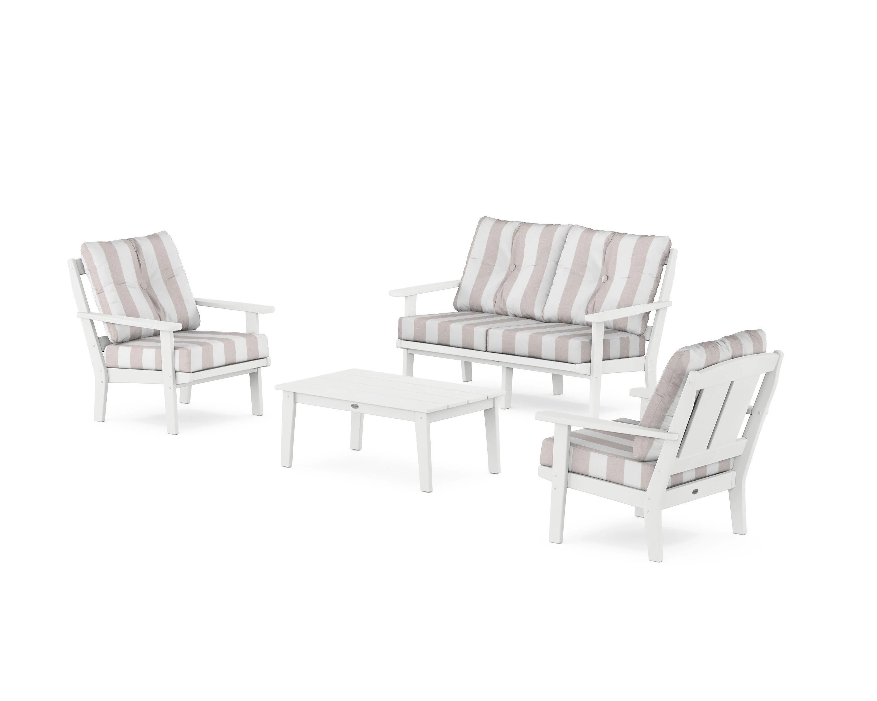 Mission 4-Piece Deep Seating Set with Loveseat - Image 11