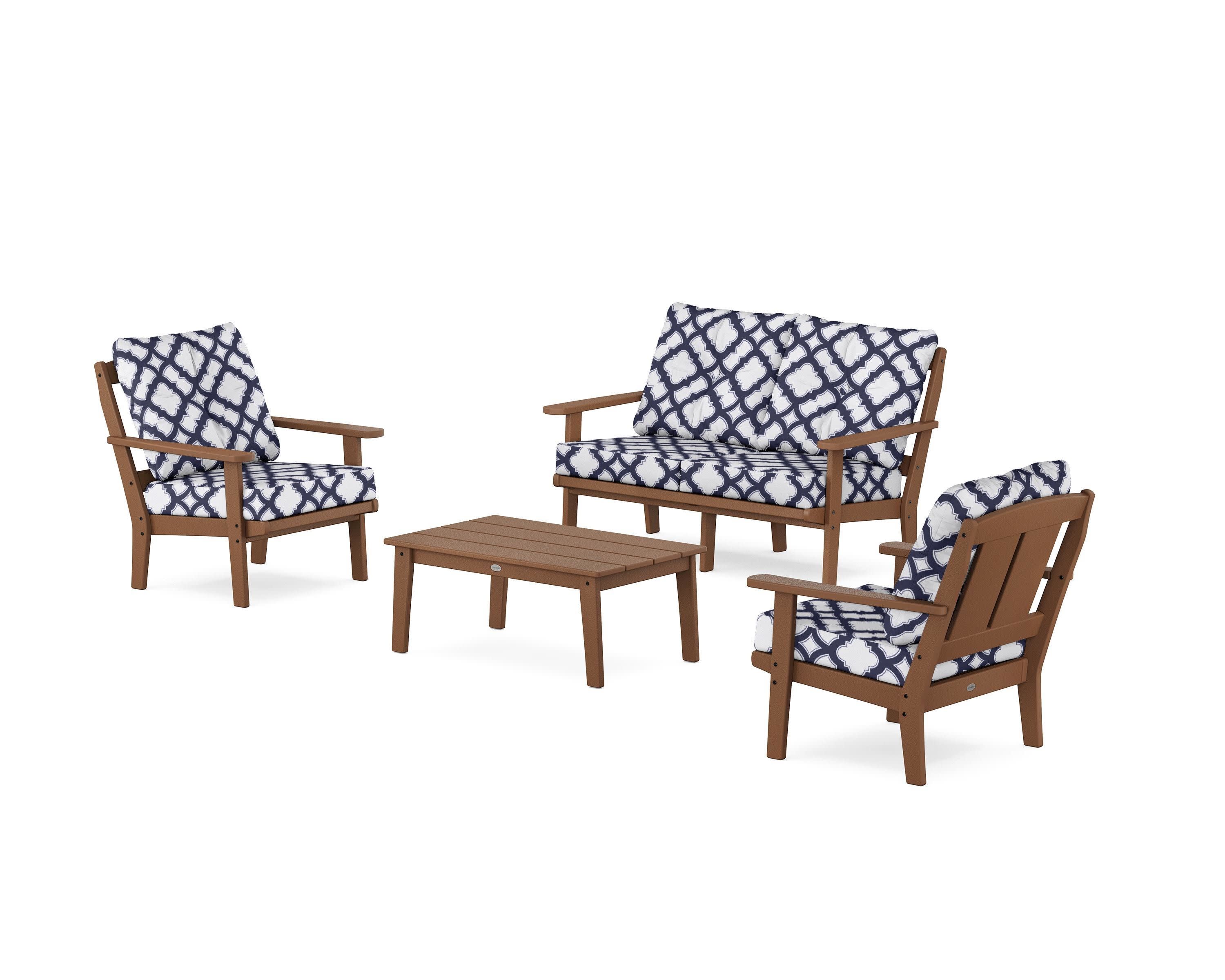 Mission 4-Piece Deep Seating Set with Loveseat - Image 129