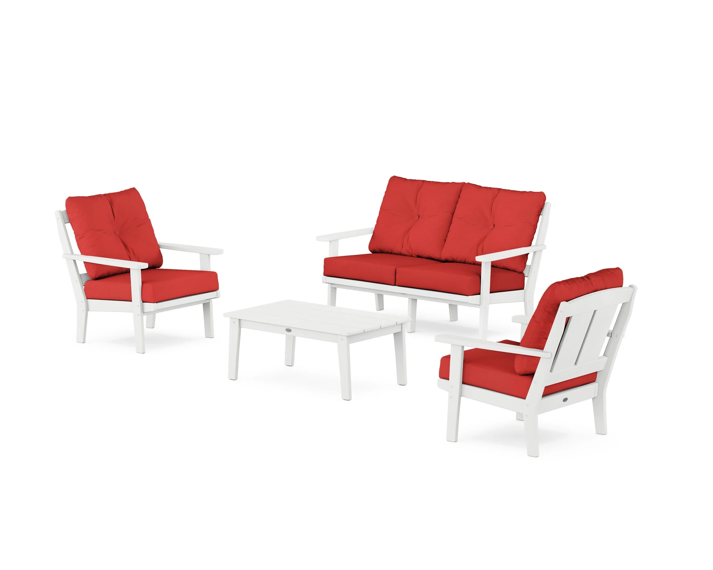 Mission 4-Piece Deep Seating Set with Loveseat - Image 179