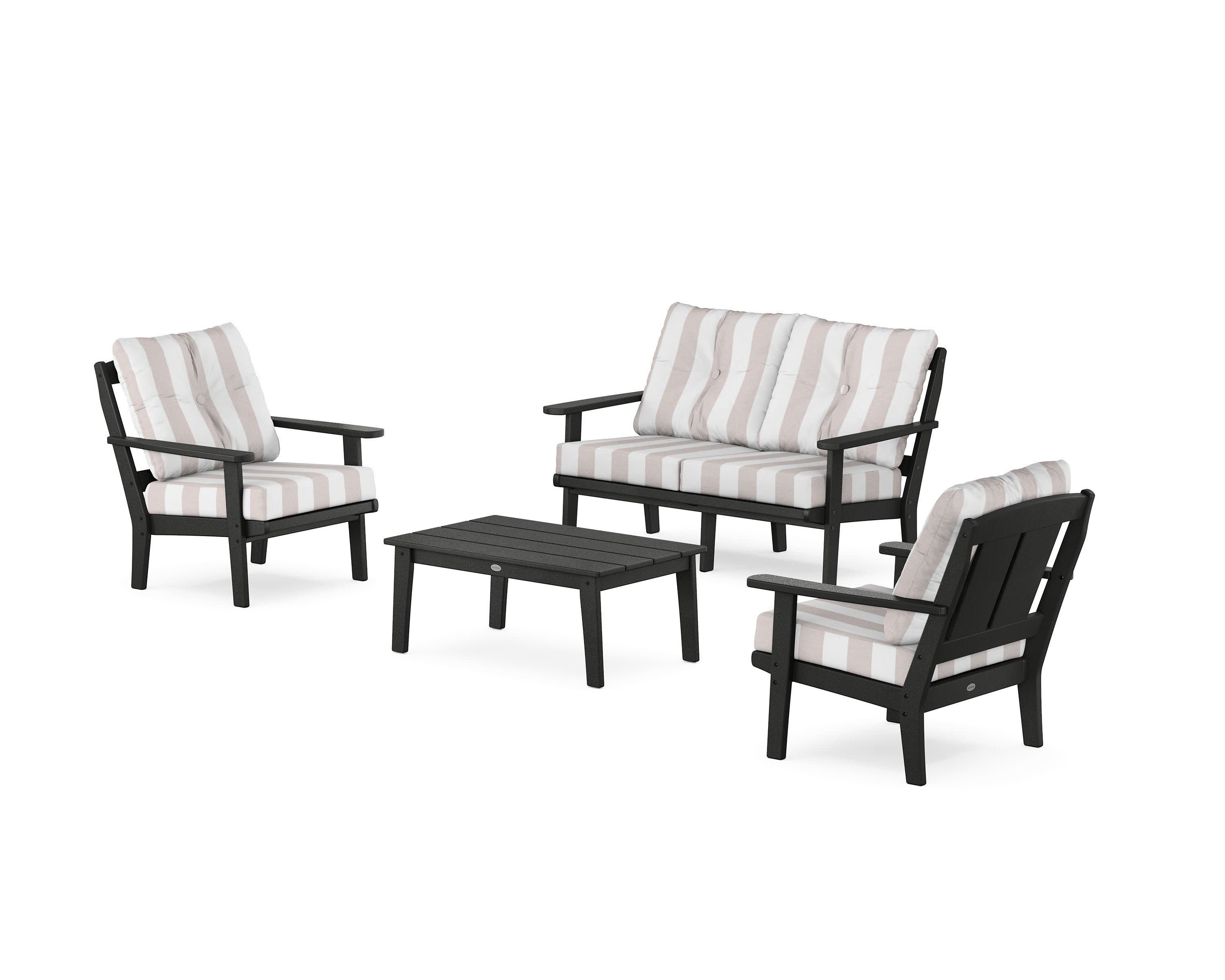 Mission 4-Piece Deep Seating Set with Loveseat - Image 182