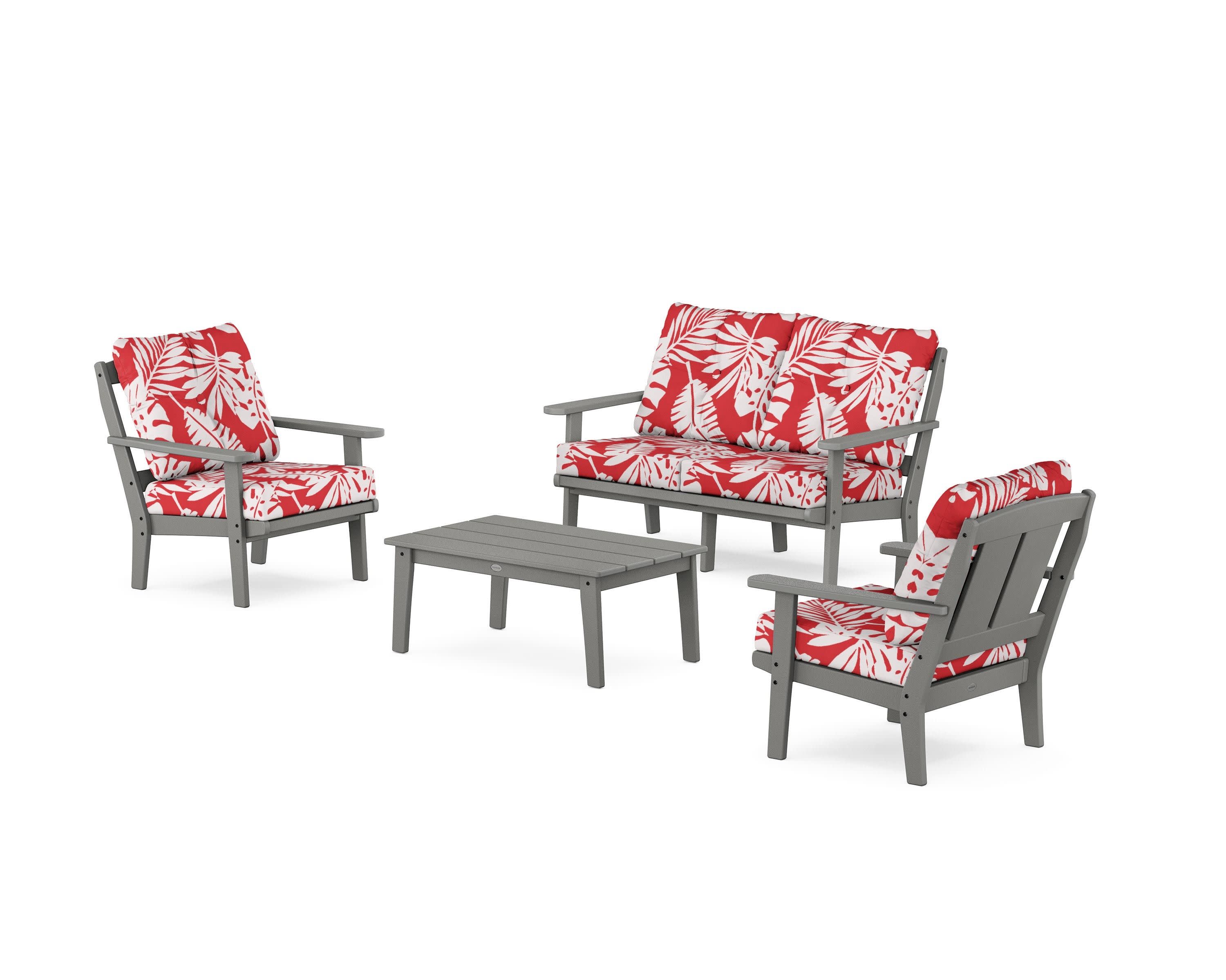 Mission 4-Piece Deep Seating Set with Loveseat - Image 203