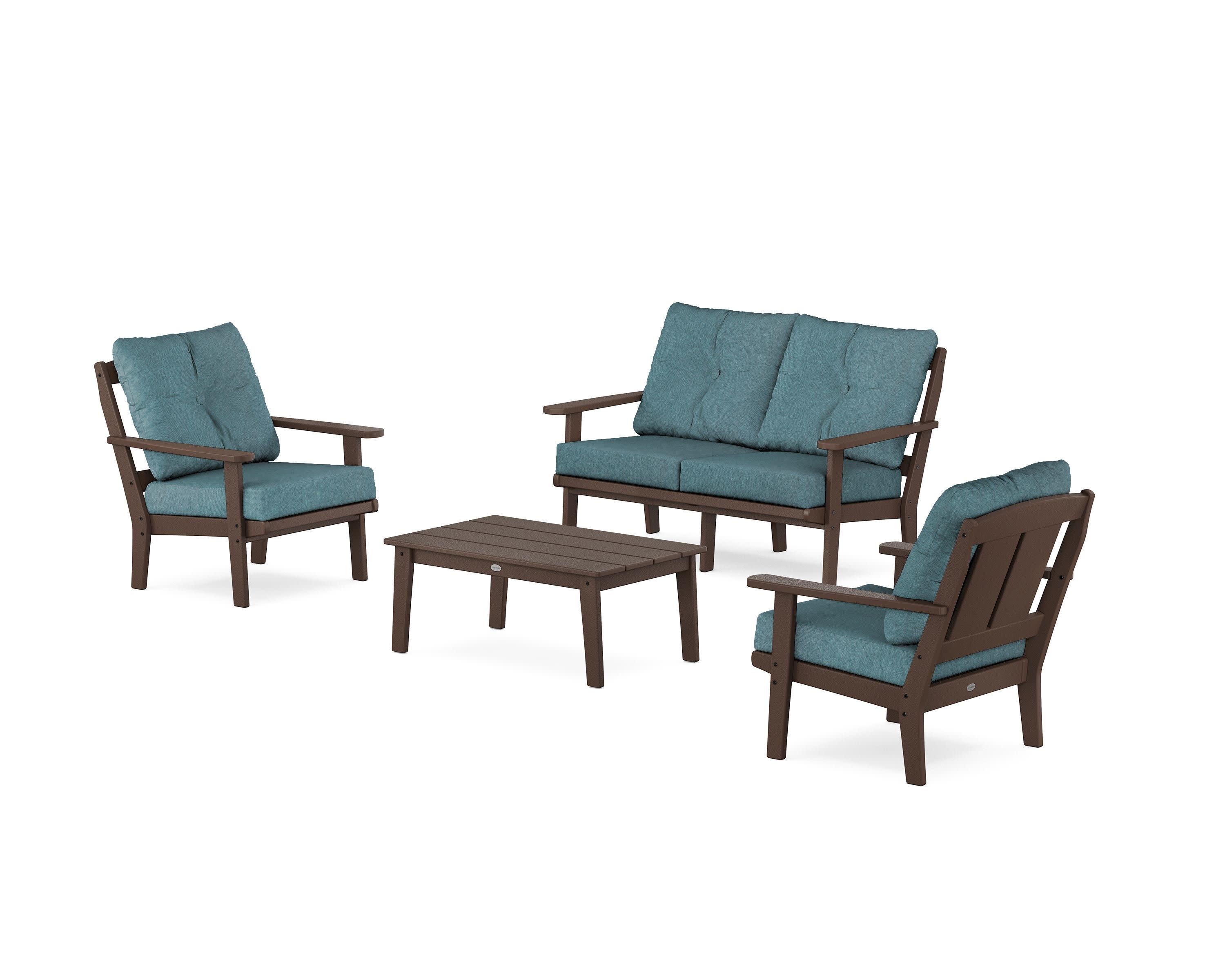 Mission 4-Piece Deep Seating Set with Loveseat - Image 28