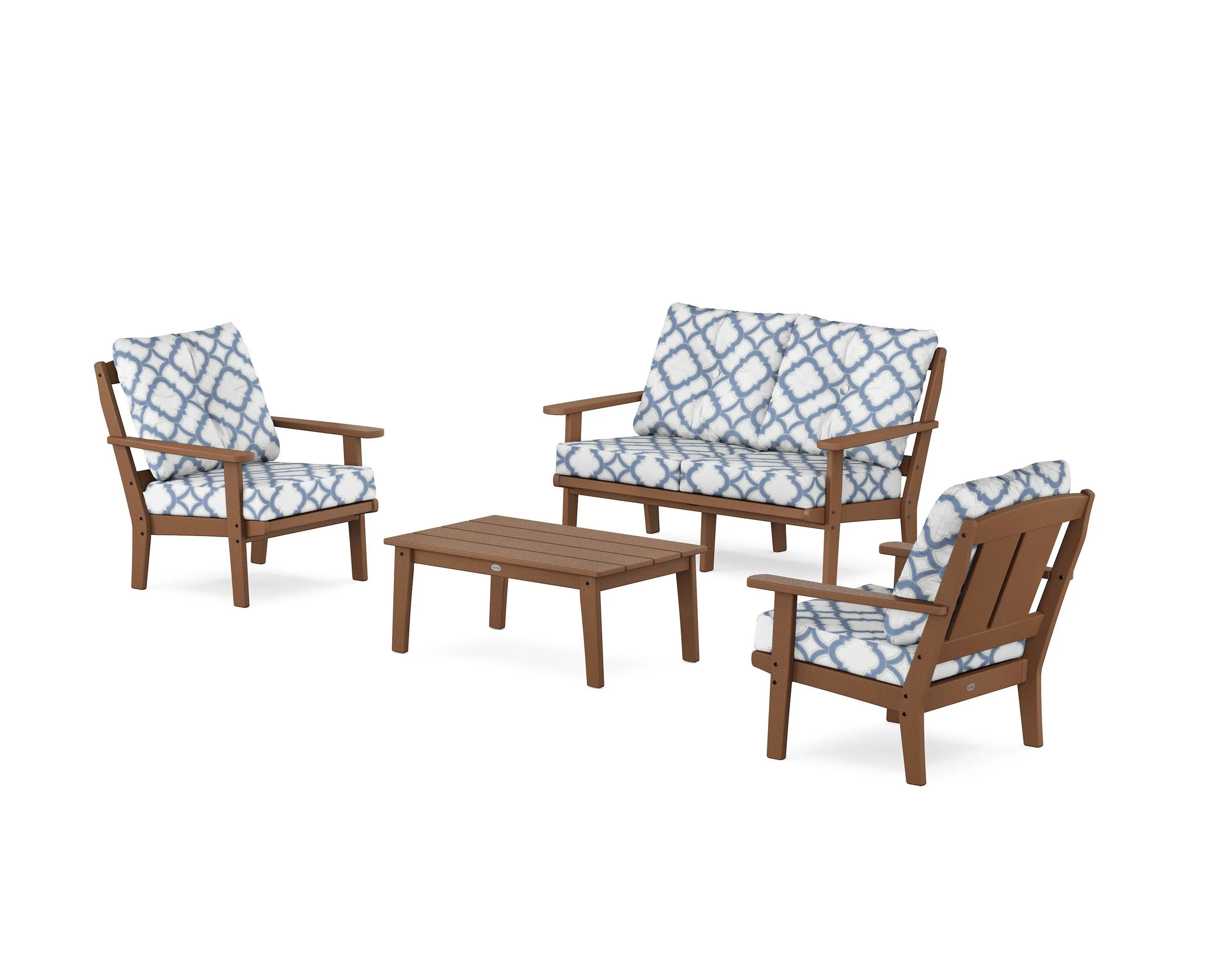 Mission 4-Piece Deep Seating Set with Loveseat - Image 29
