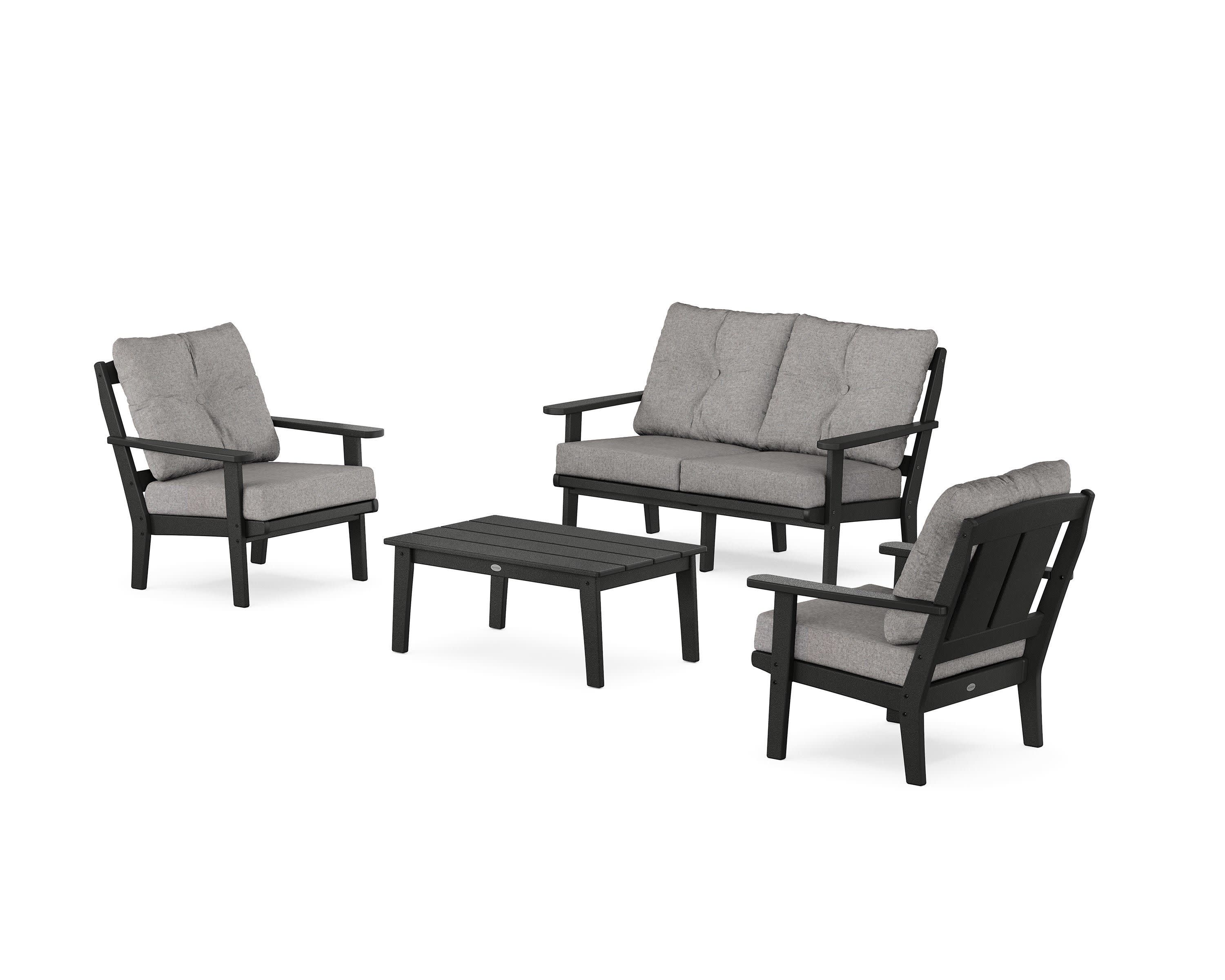 Mission 4-Piece Deep Seating Set with Loveseat - Image 34