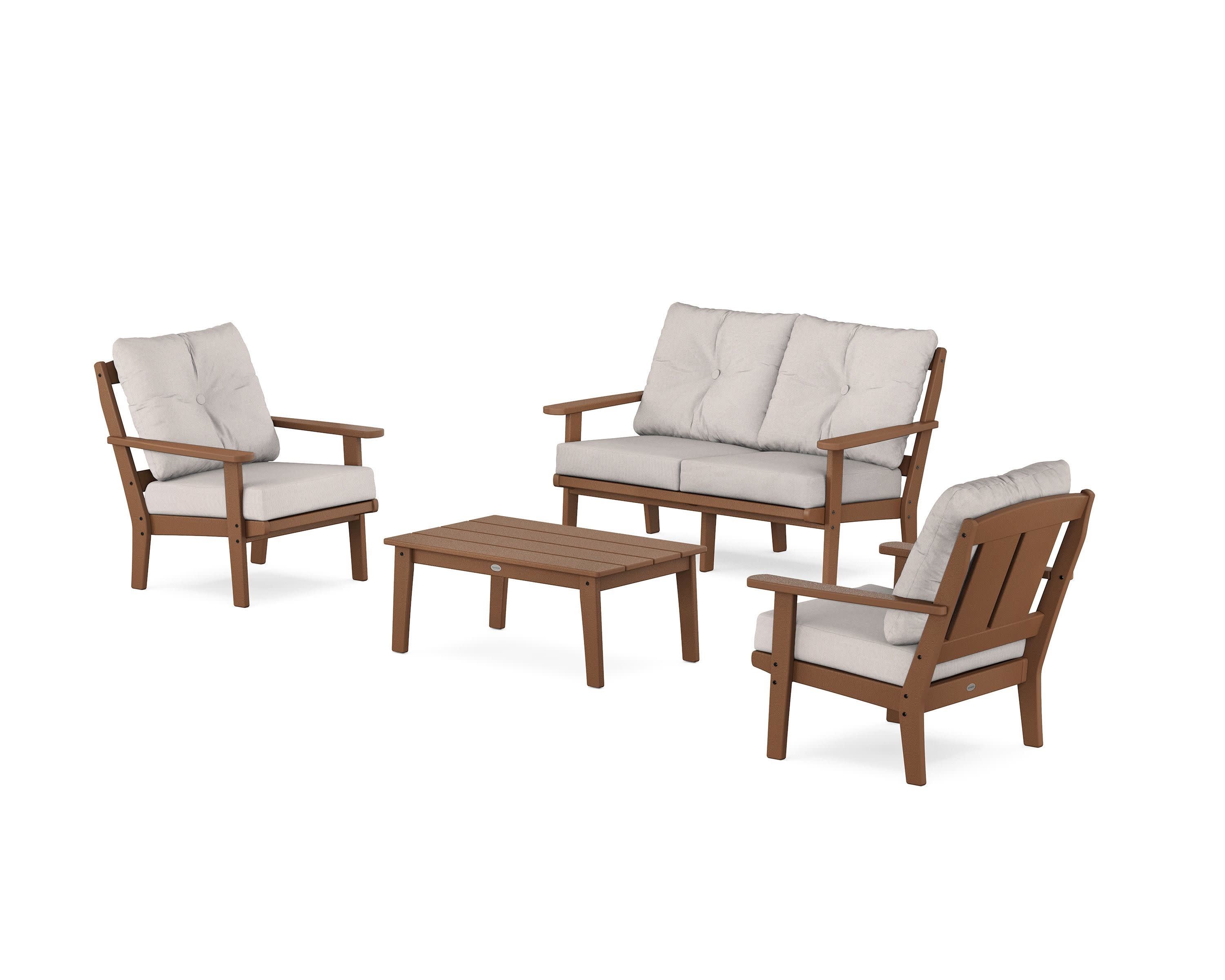 Mission 4-Piece Deep Seating Set with Loveseat - Image 59