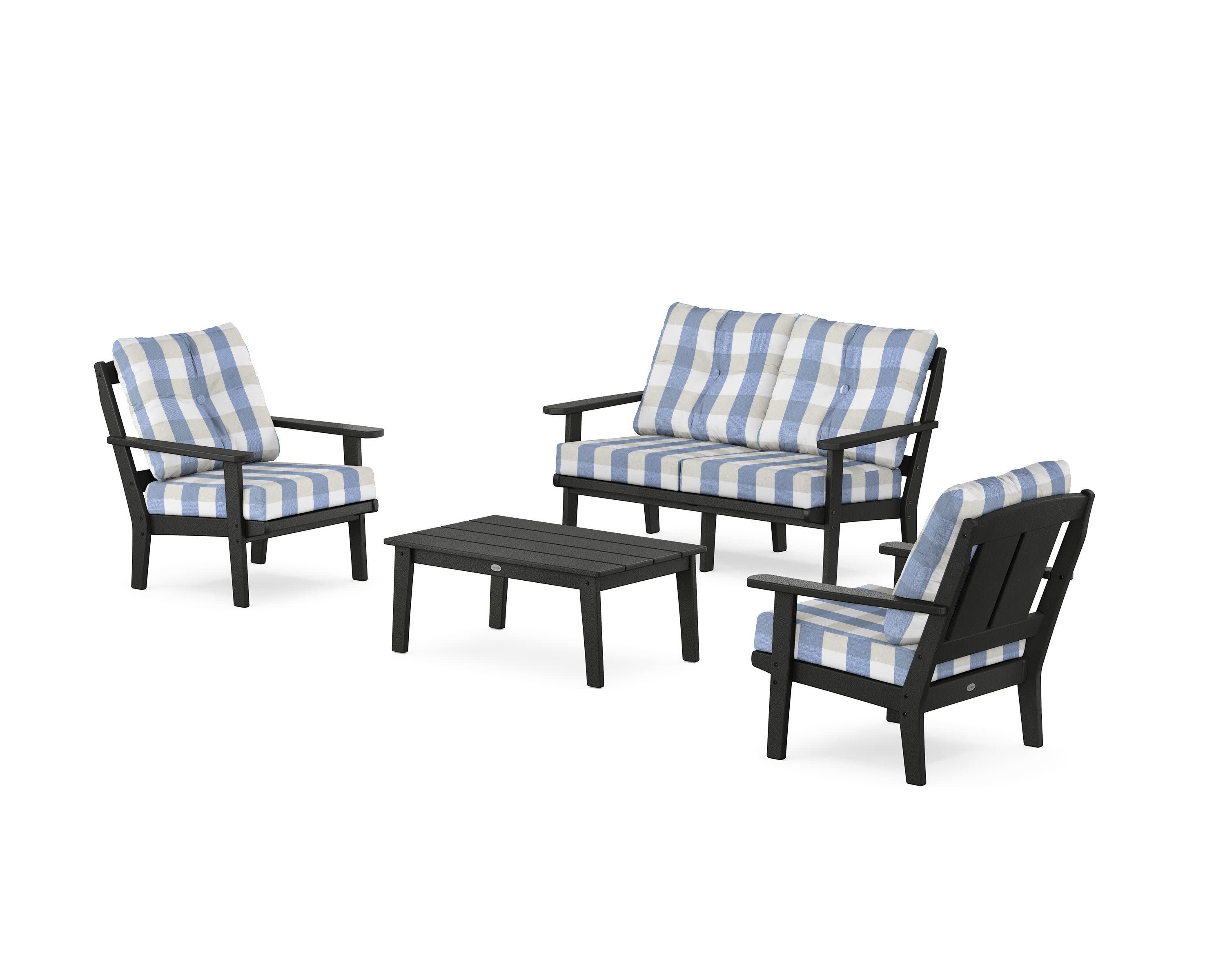 Mission 4-Piece Deep Seating Set with Loveseat - Image 97