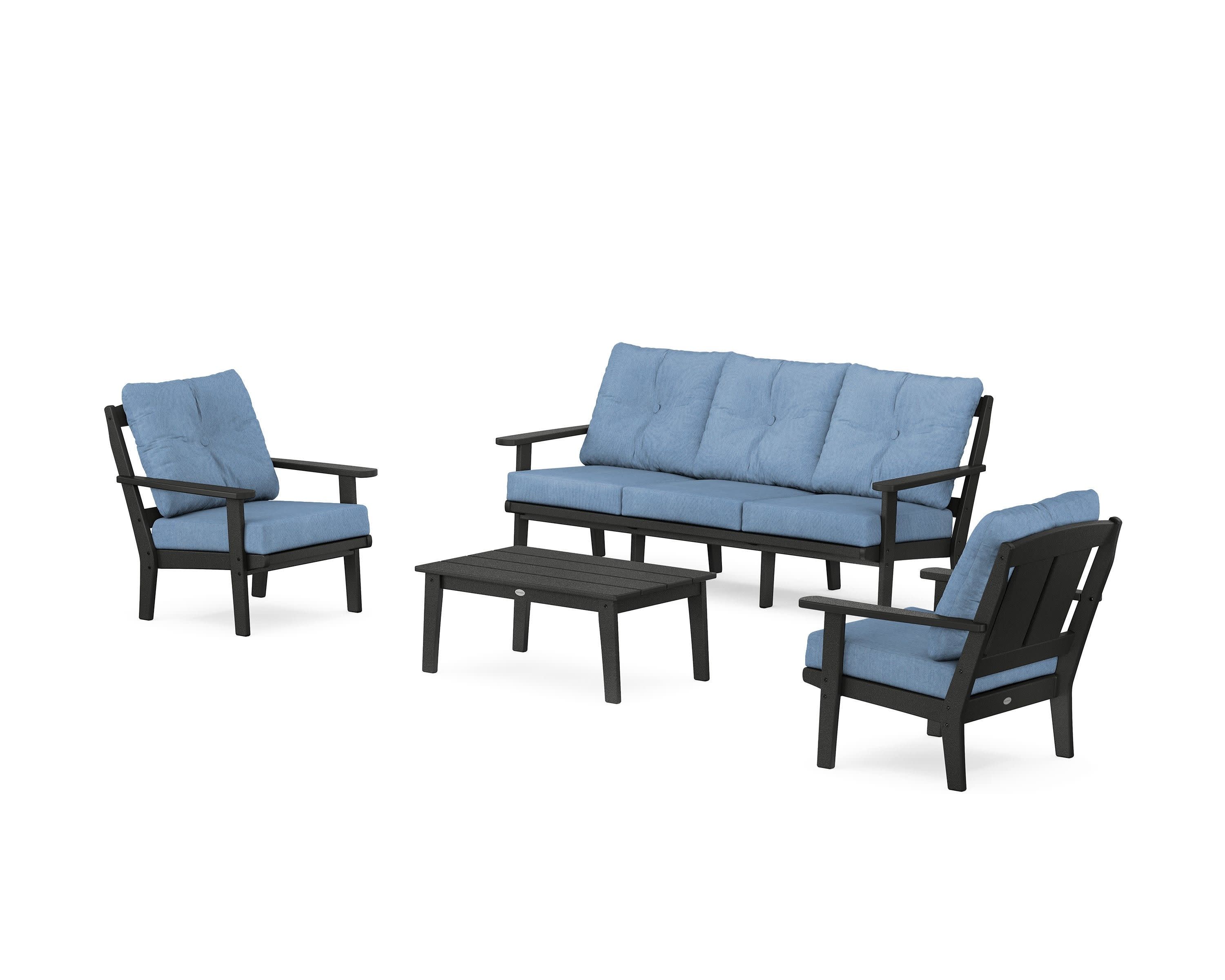 Mission 4-Piece Deep Seating Set with Sofa - Image 205
