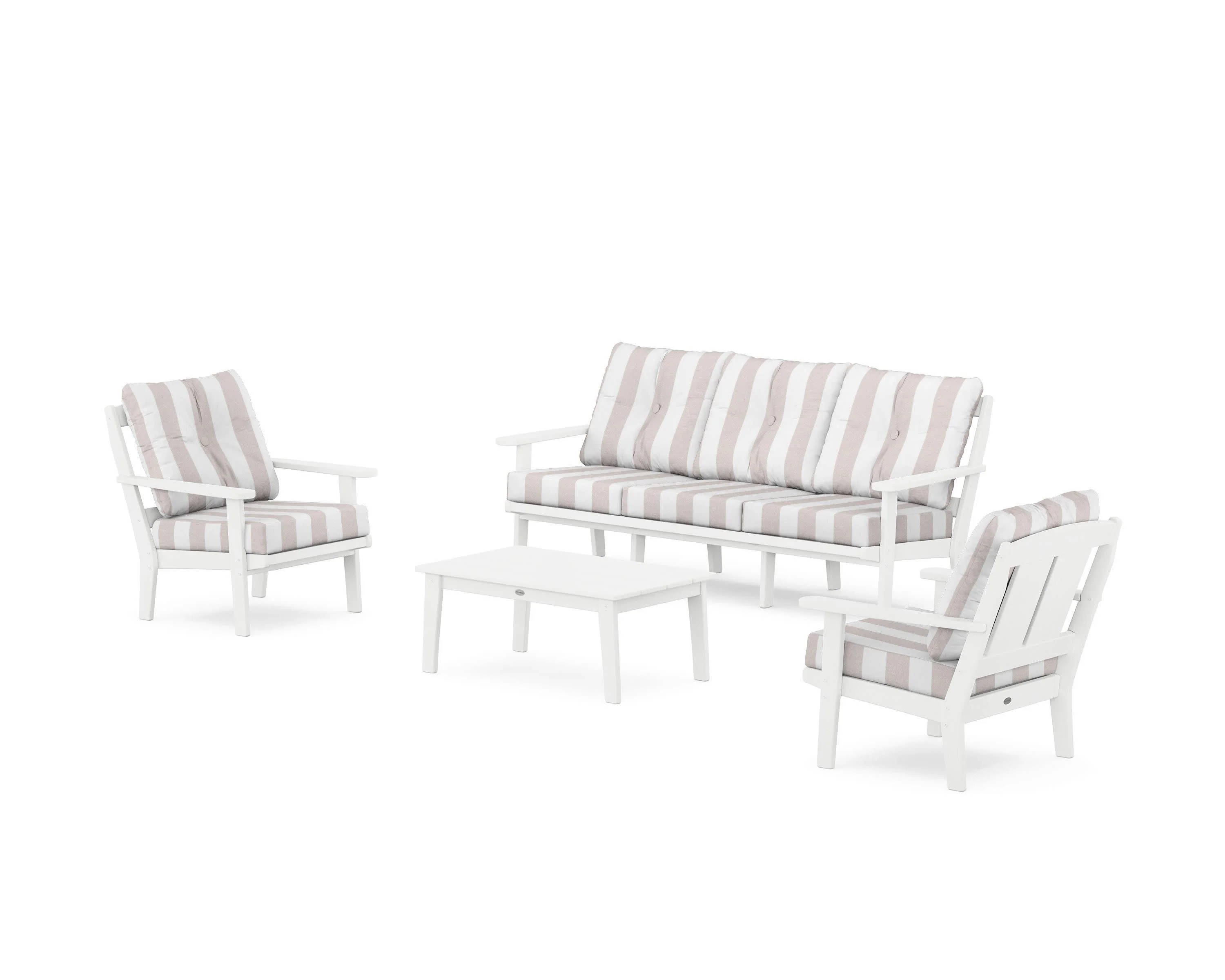 Mission 4-Piece Deep Seating Set with Sofa - Image 66