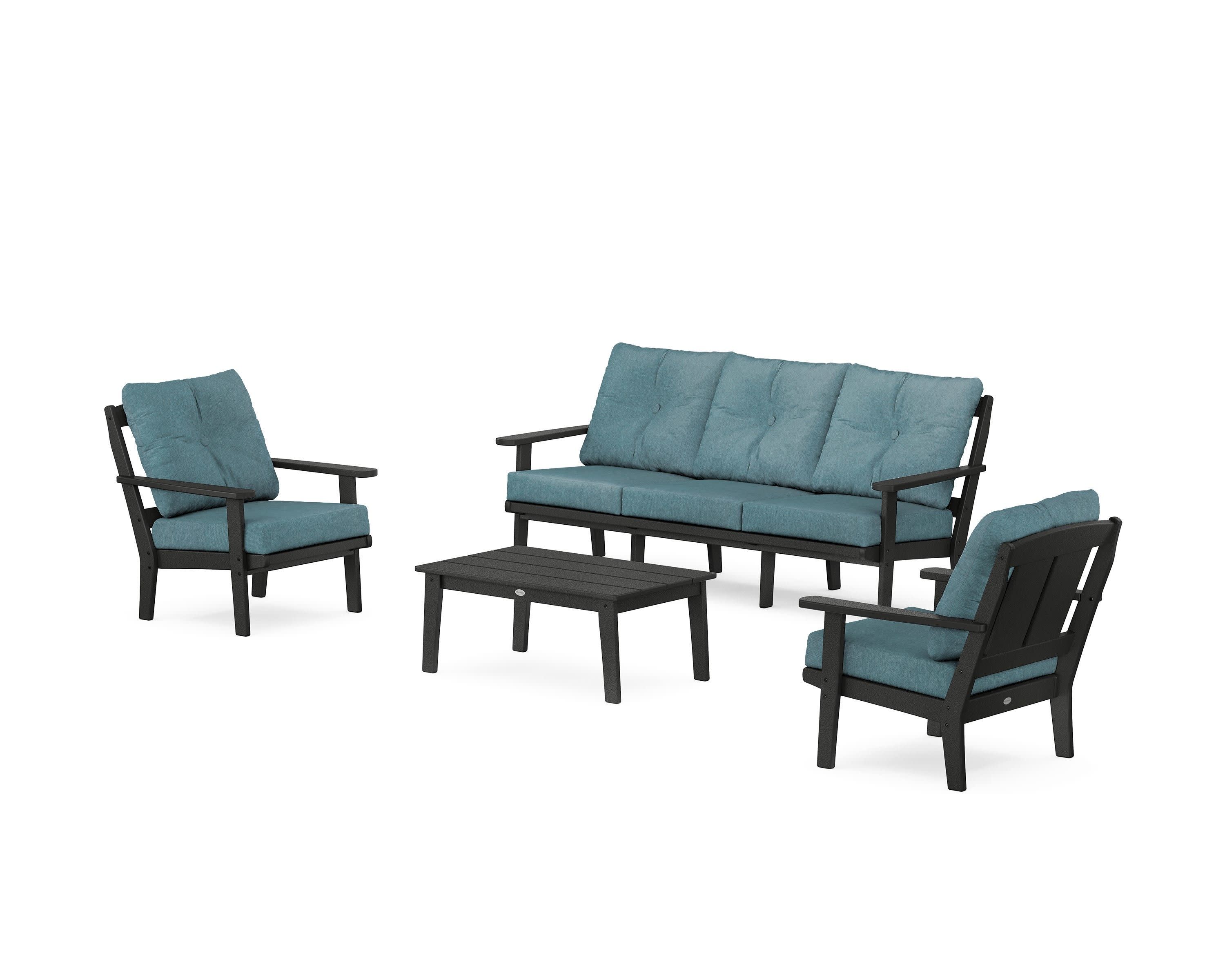 Mission 4-Piece Deep Seating Set with Sofa - Image 77