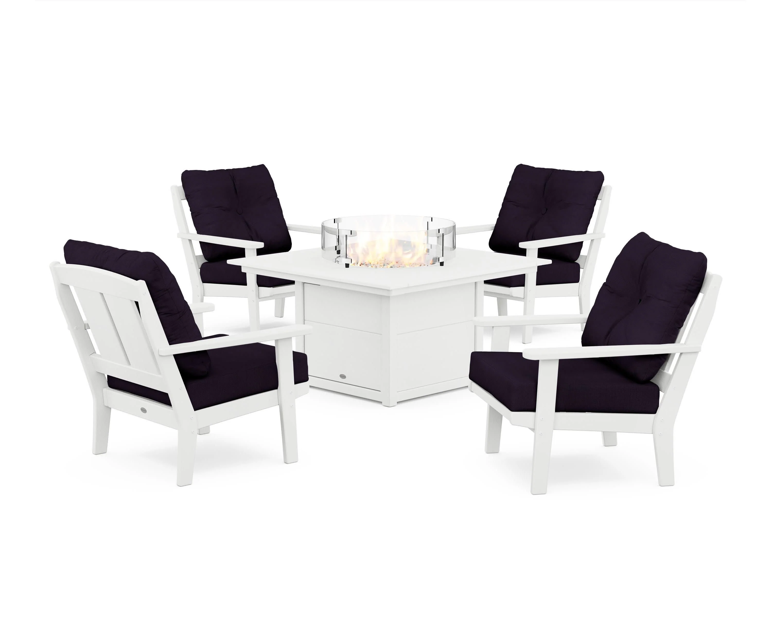 Mission 5-Piece Deep Seating Set with Fire Pit Table - Image 121