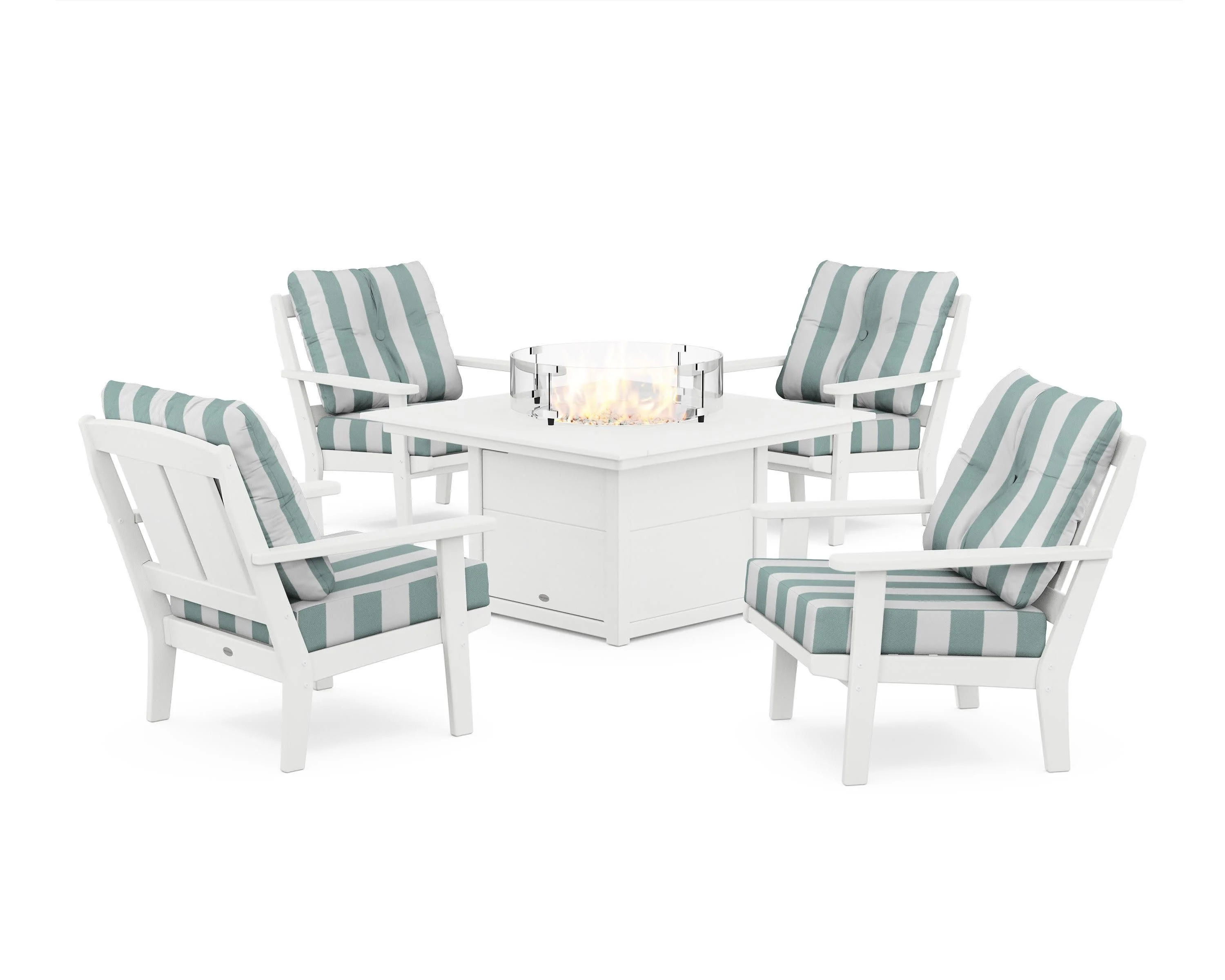 Mission 5-Piece Deep Seating Set with Fire Pit Table - Image 152