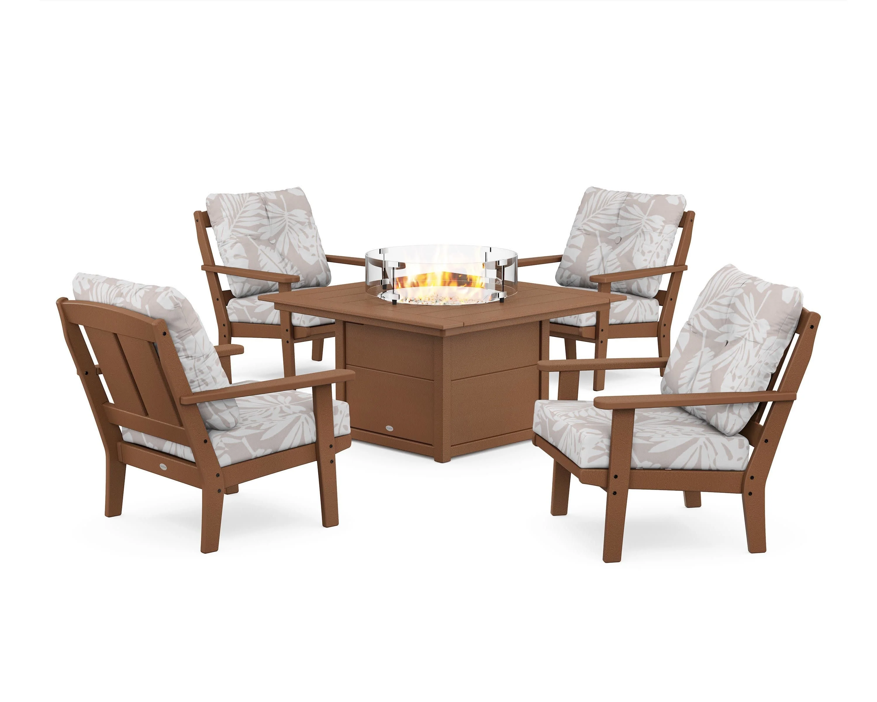 Mission 5-Piece Deep Seating Set with Fire Pit Table - Image 166