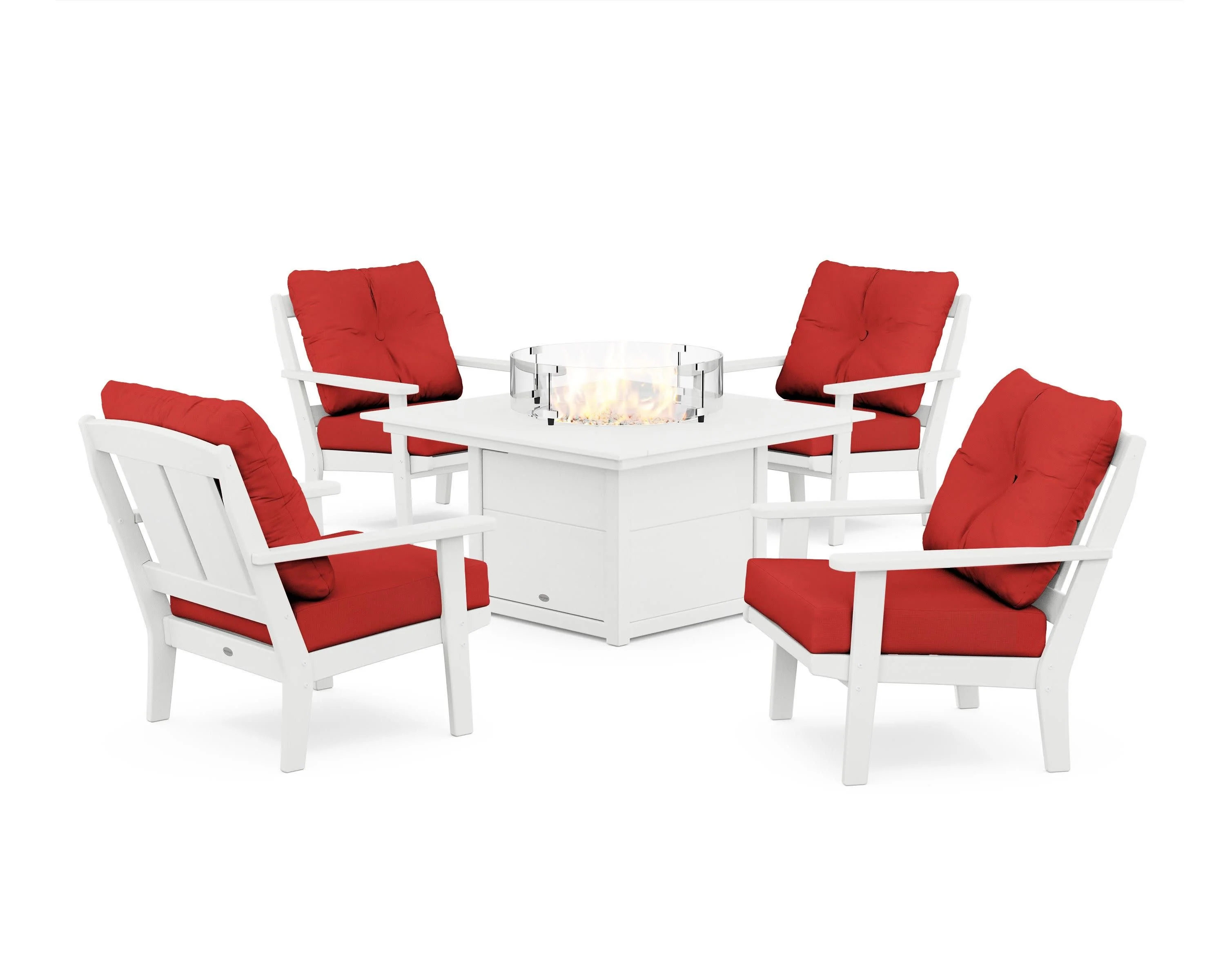 Mission 5-Piece Deep Seating Set with Fire Pit Table - Image 192