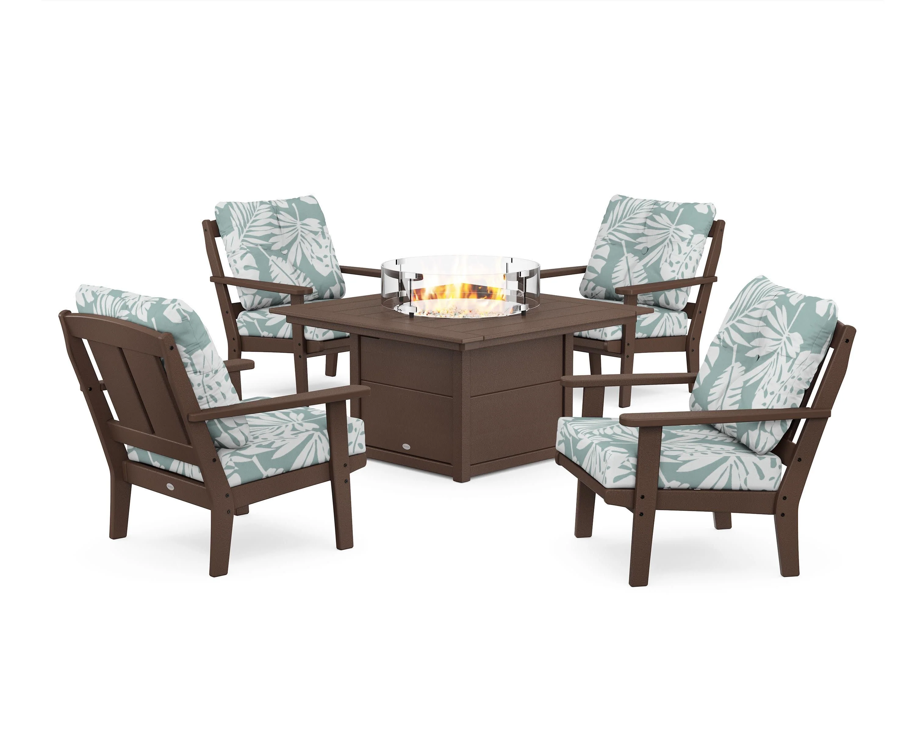 Mission 5-Piece Deep Seating Set with Fire Pit Table - Image 32