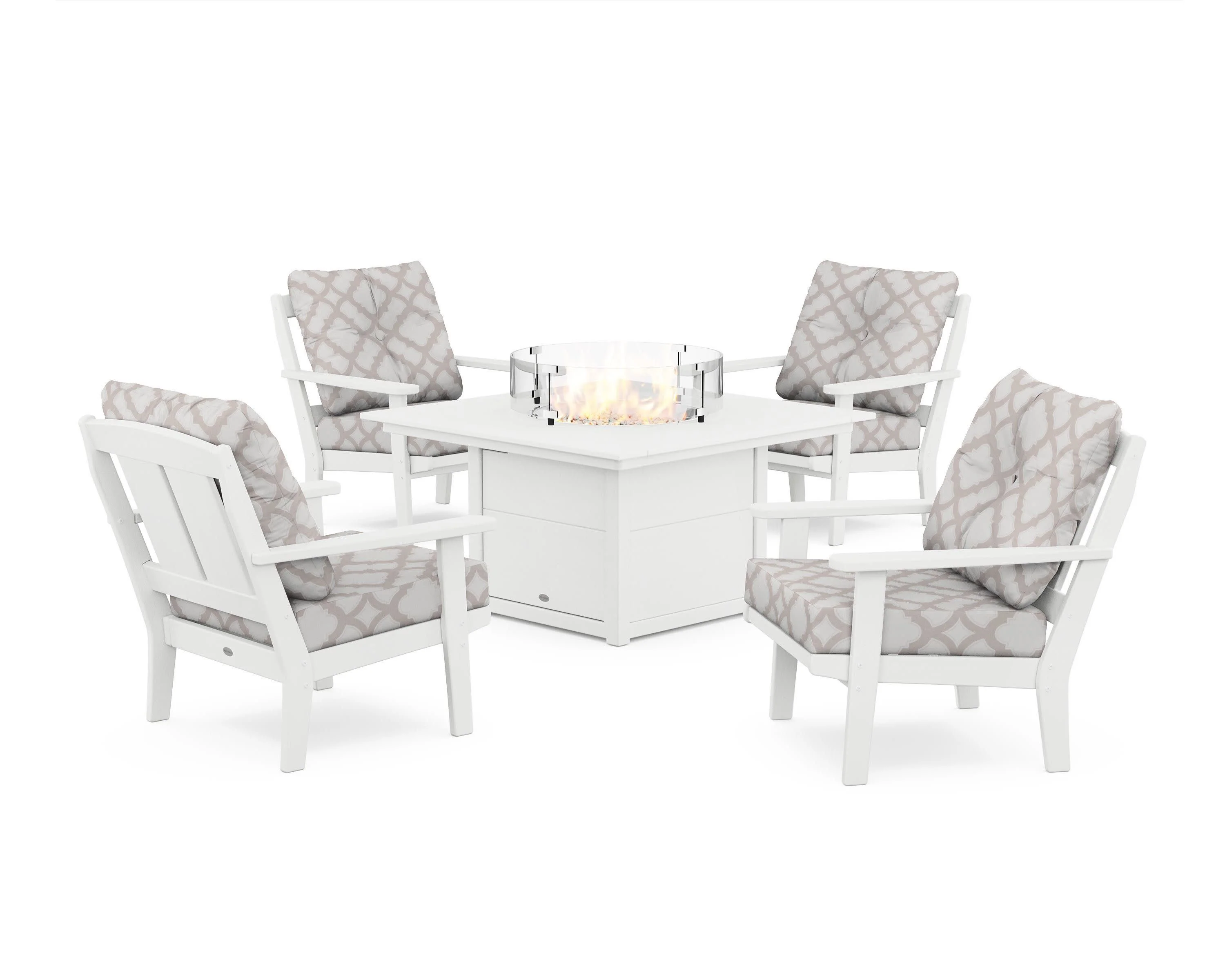 Mission 5-Piece Deep Seating Set with Fire Pit Table - Image 41