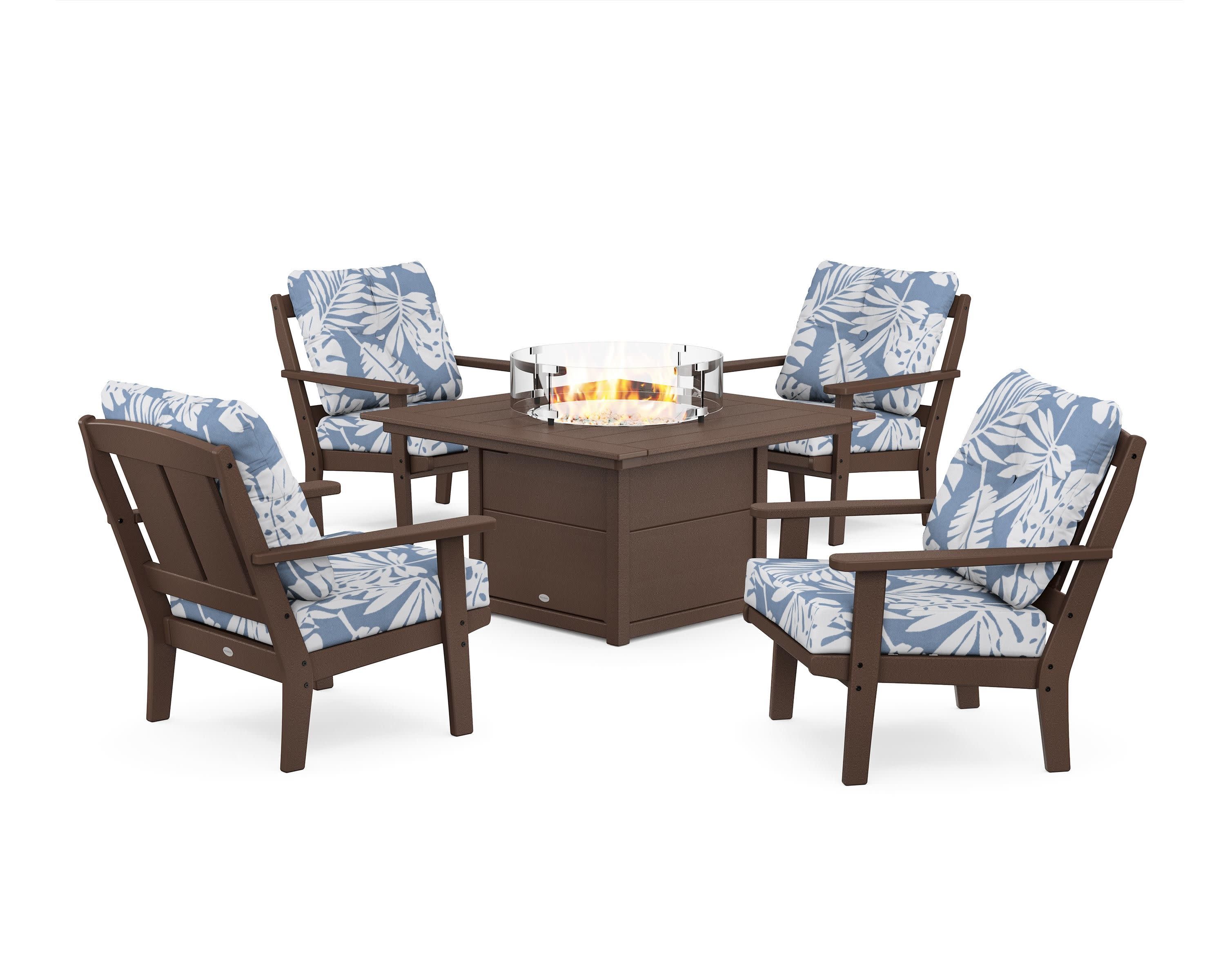 Mission 5-Piece Deep Seating Set with Fire Pit Table - Image 51