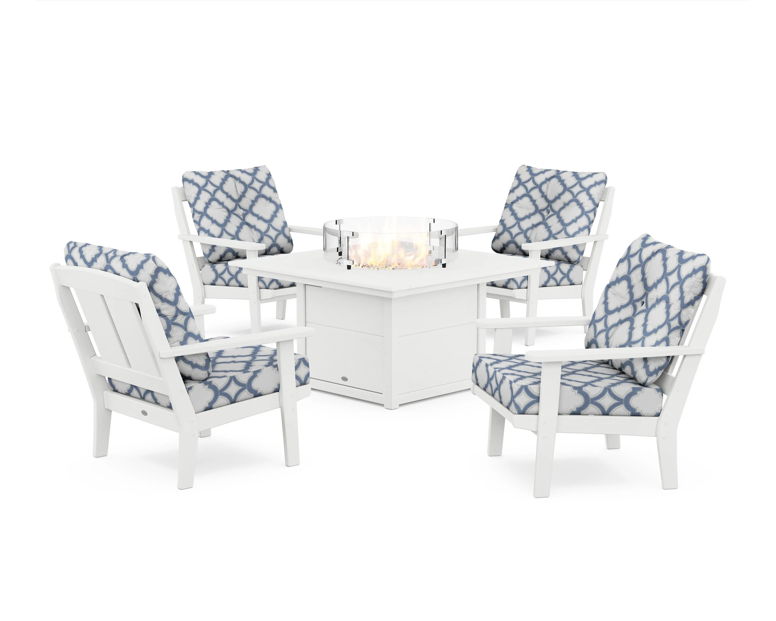 Mission 5-Piece Deep Seating Set with Fire Pit Table - Image 65