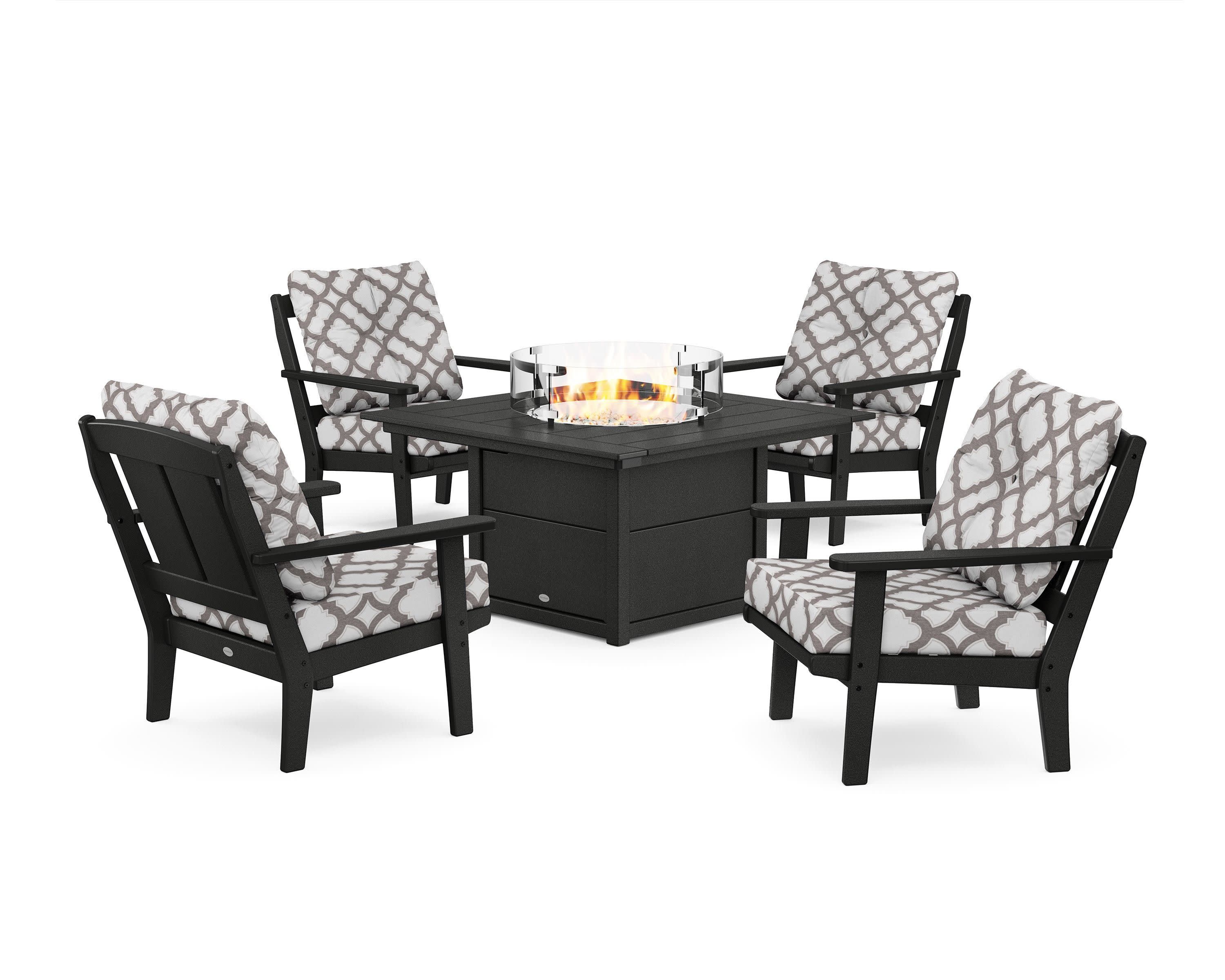 Mission 5-Piece Deep Seating Set with Fire Pit Table - Image 71