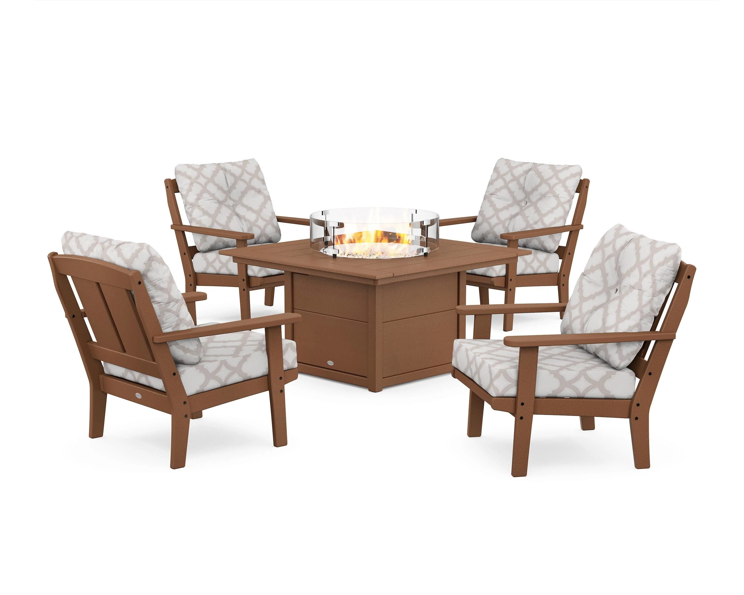 Mission 5-Piece Deep Seating Set with Fire Pit Table - Image 75