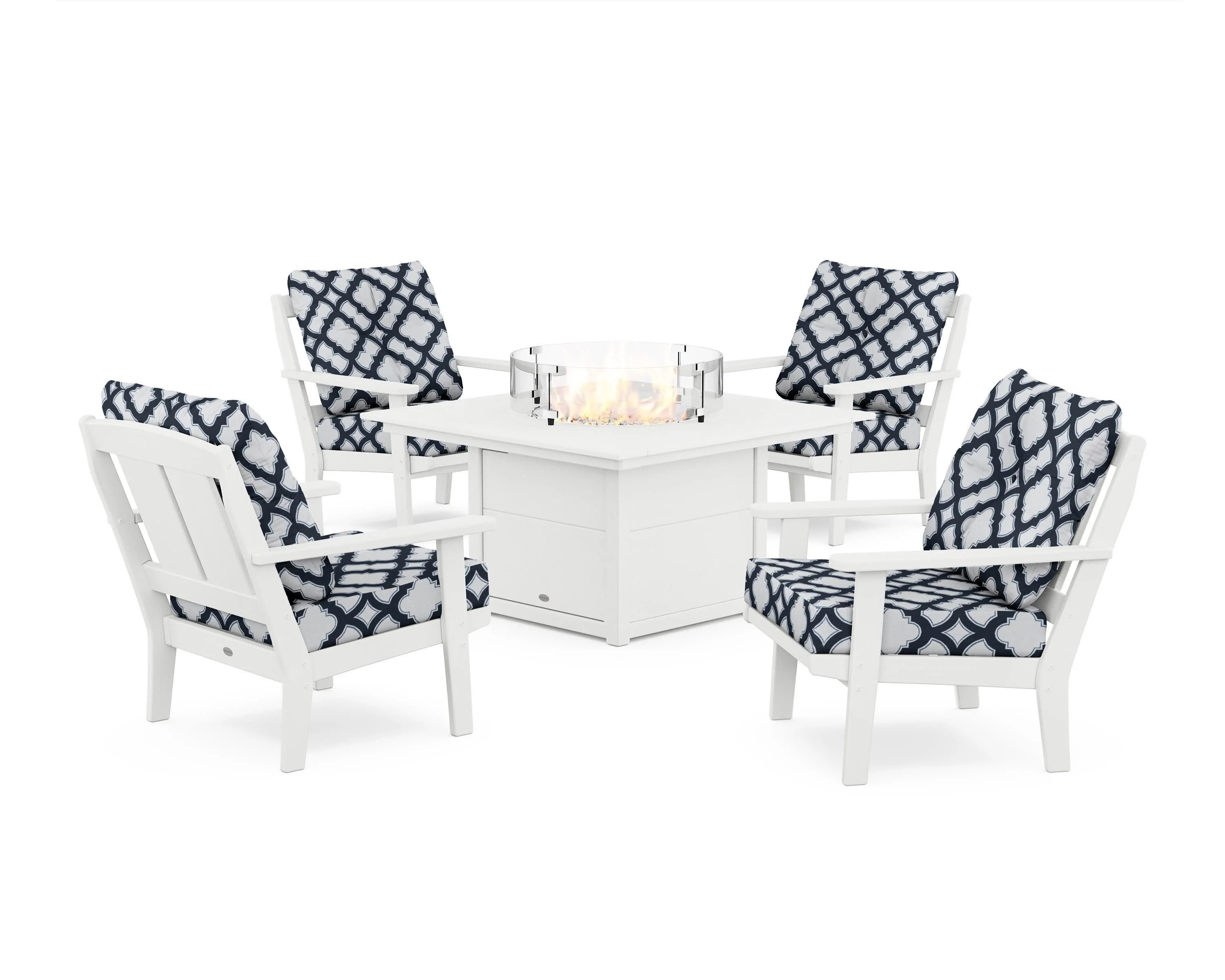 Mission 5-Piece Deep Seating Set with Fire Pit Table - Image 79