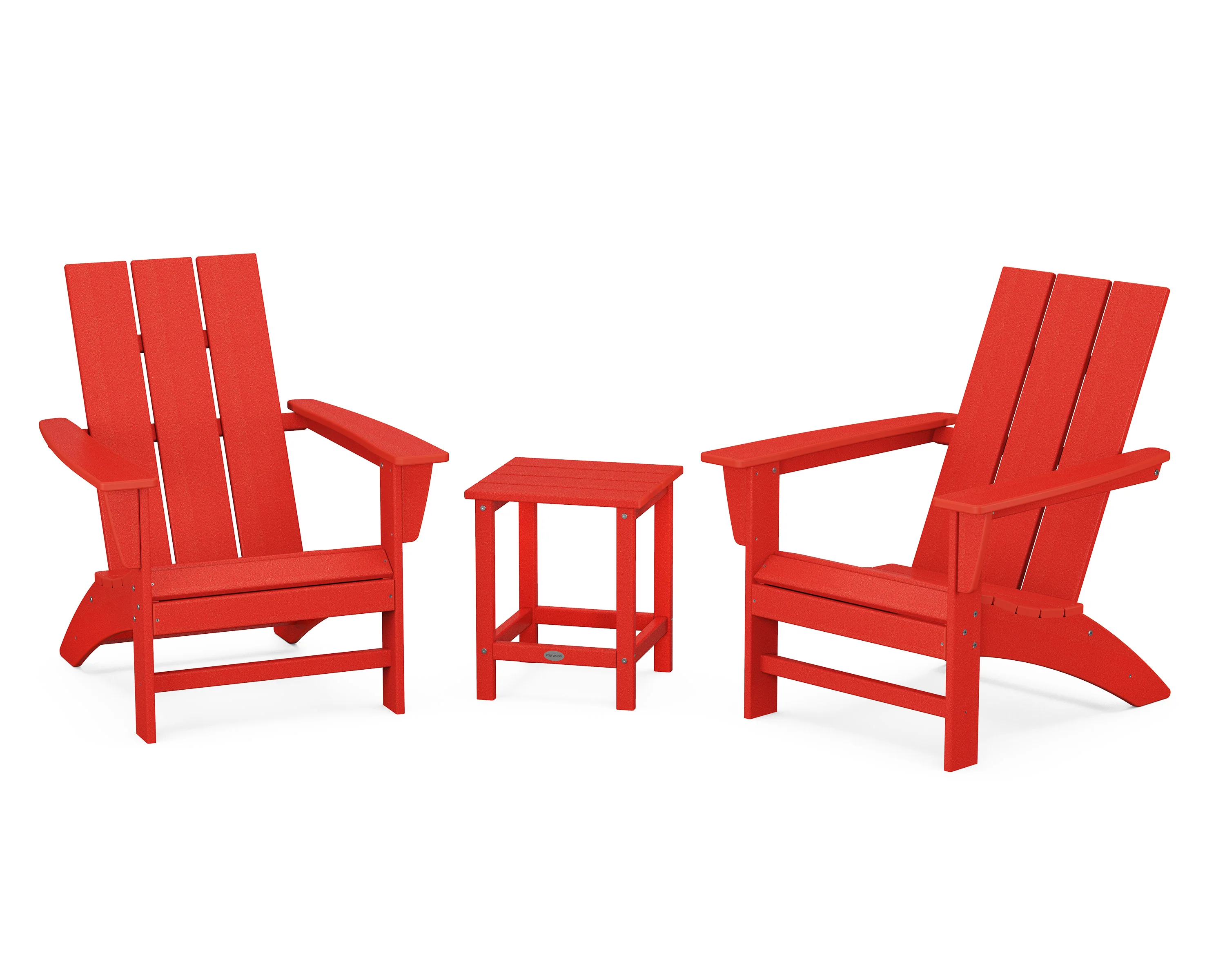 Modern 3-Piece Adirondack Set with Long Island 18" Side Table - Image 14