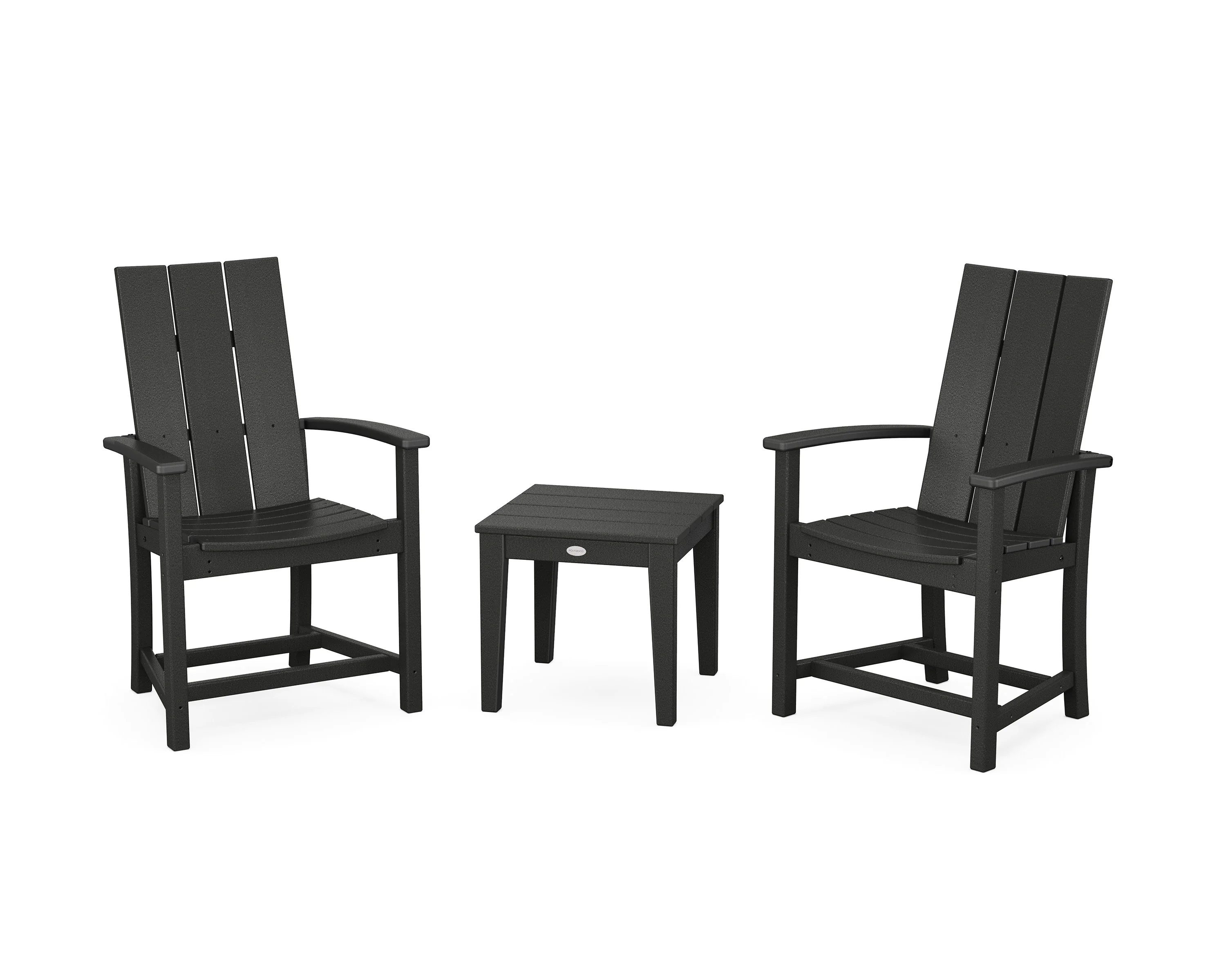 Modern 3-Piece Upright Adirondack Chair Set - Image 11