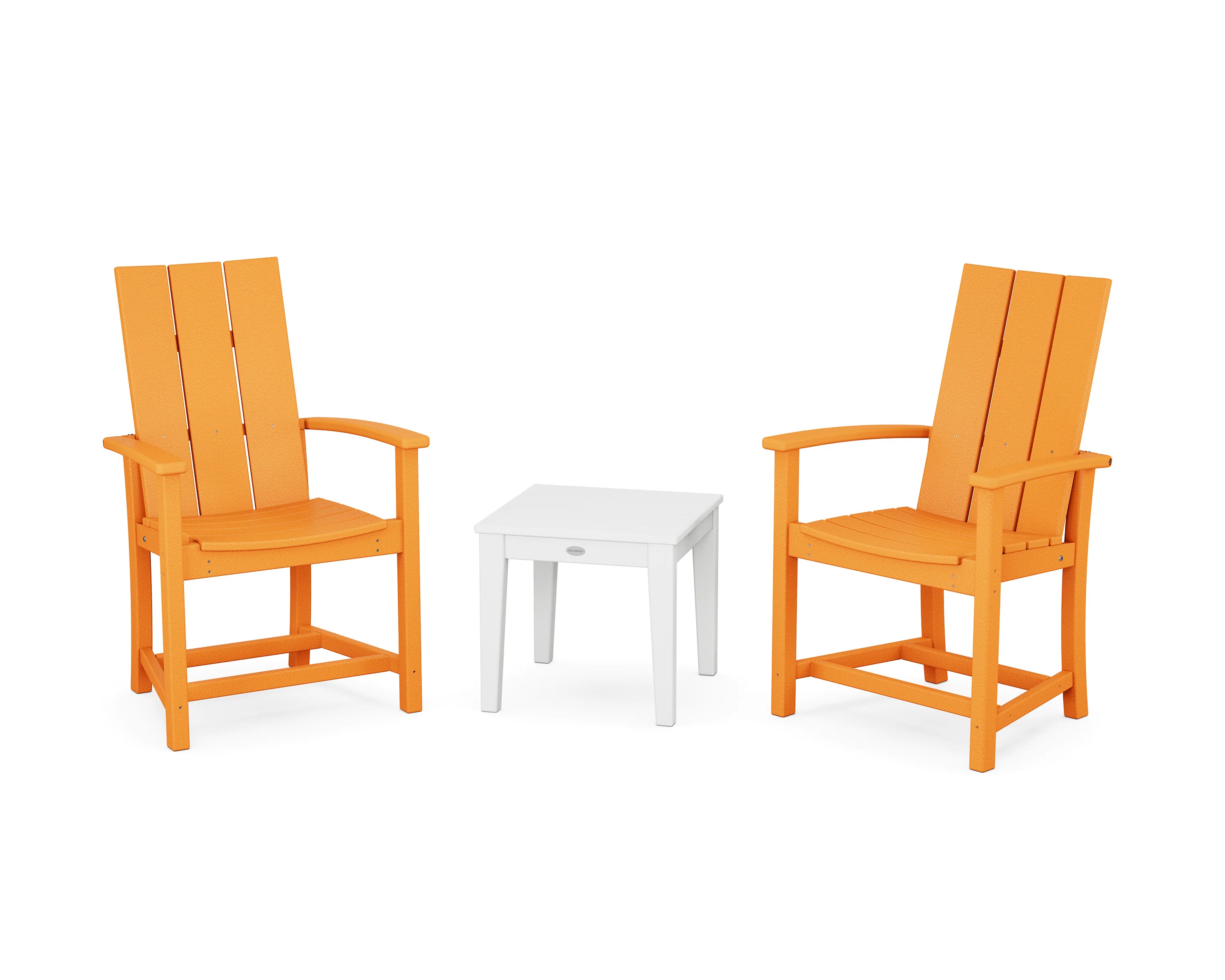 Modern 3-Piece Upright Adirondack Chair Set - Image 12