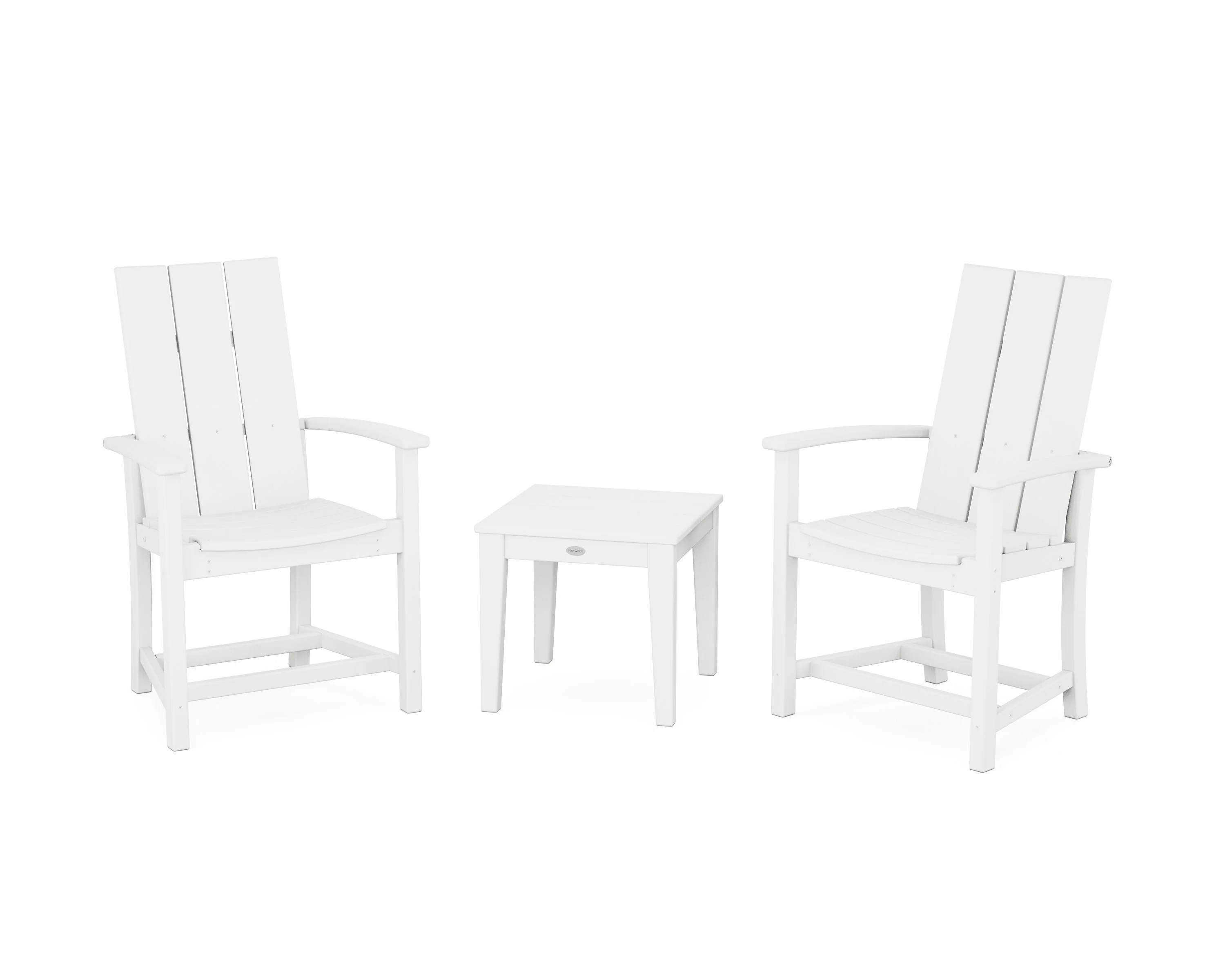 Modern 3-Piece Upright Adirondack Chair Set - Image 14