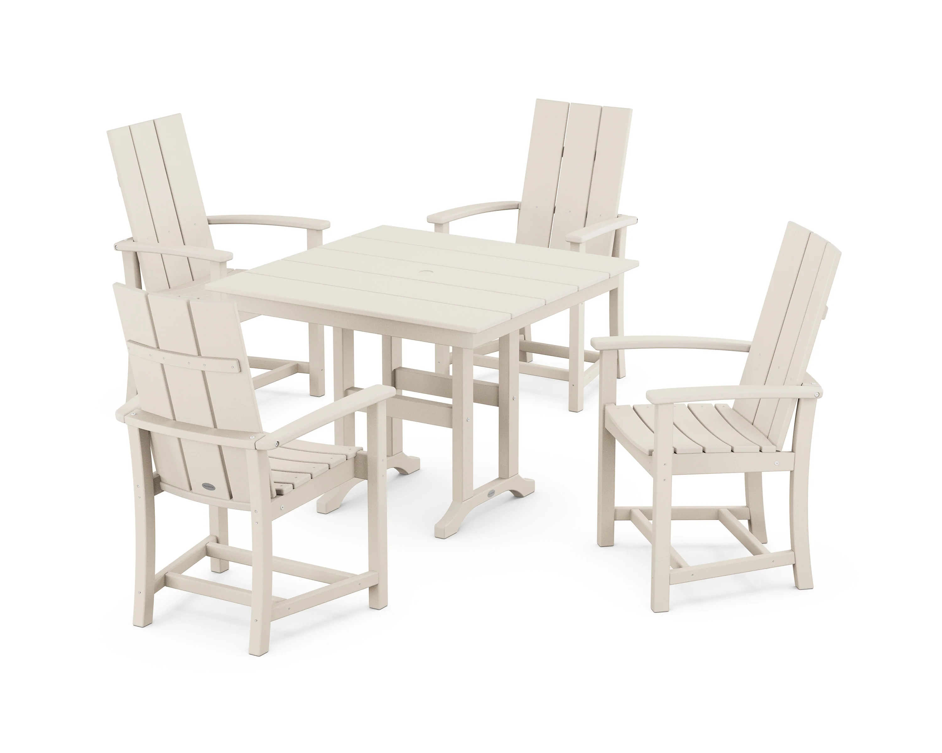 Modern Adirondack 5-Piece Farmhouse Dining Set - Image 14
