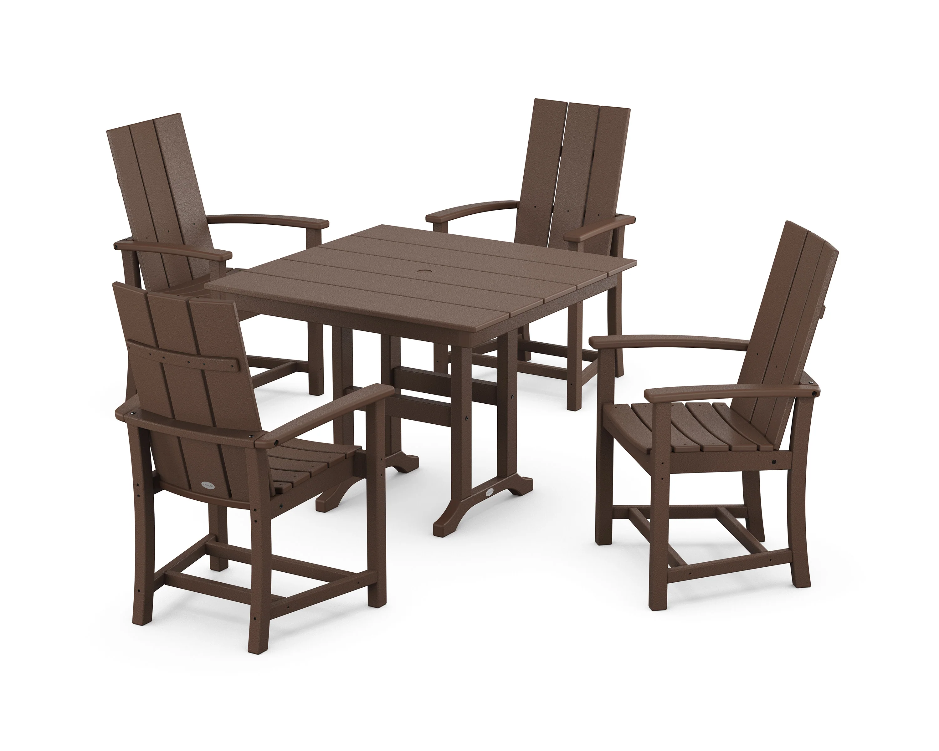 Modern Adirondack 5-Piece Farmhouse Dining Set - Image 3