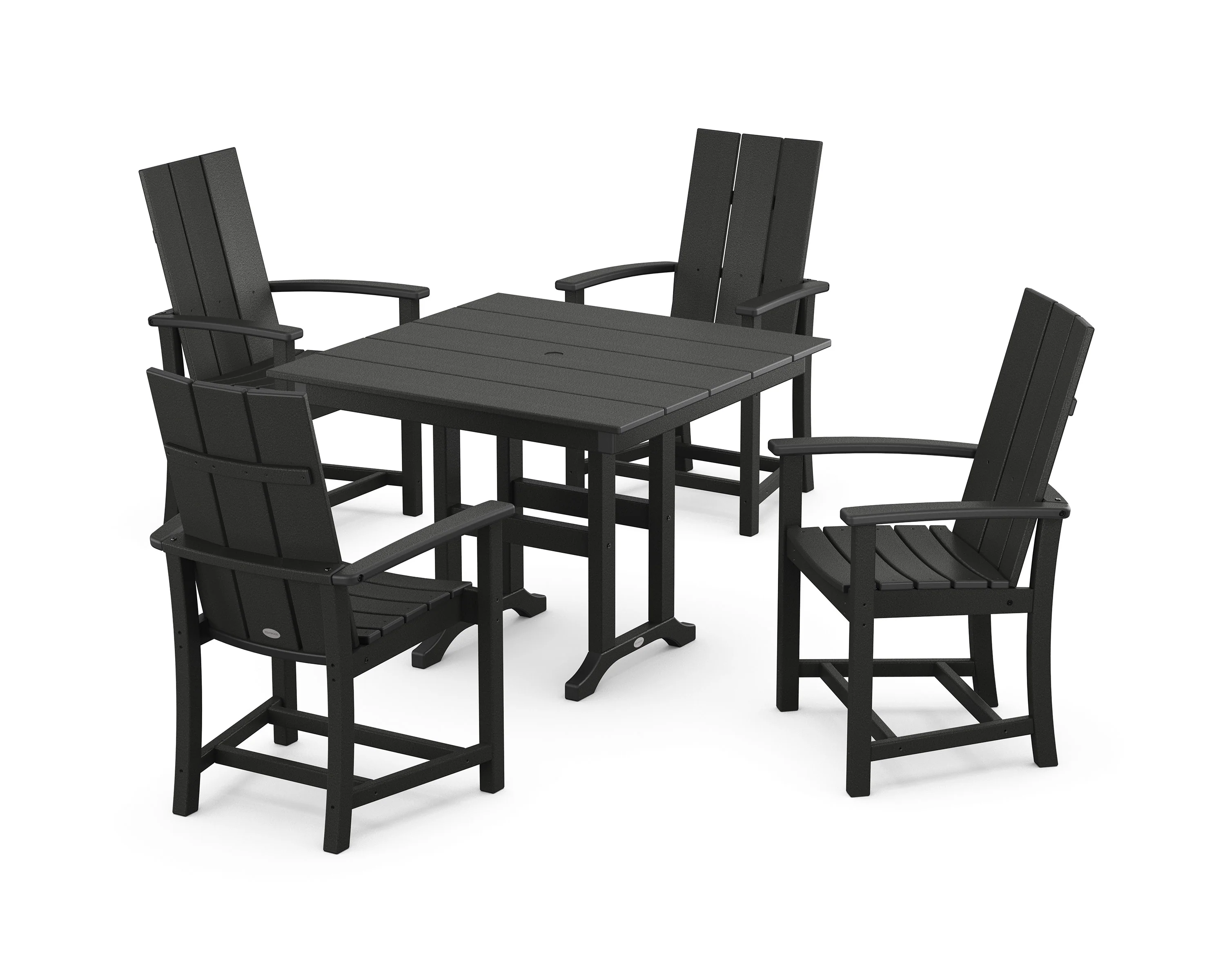 Modern Adirondack 5-Piece Farmhouse Dining Set - Image 9