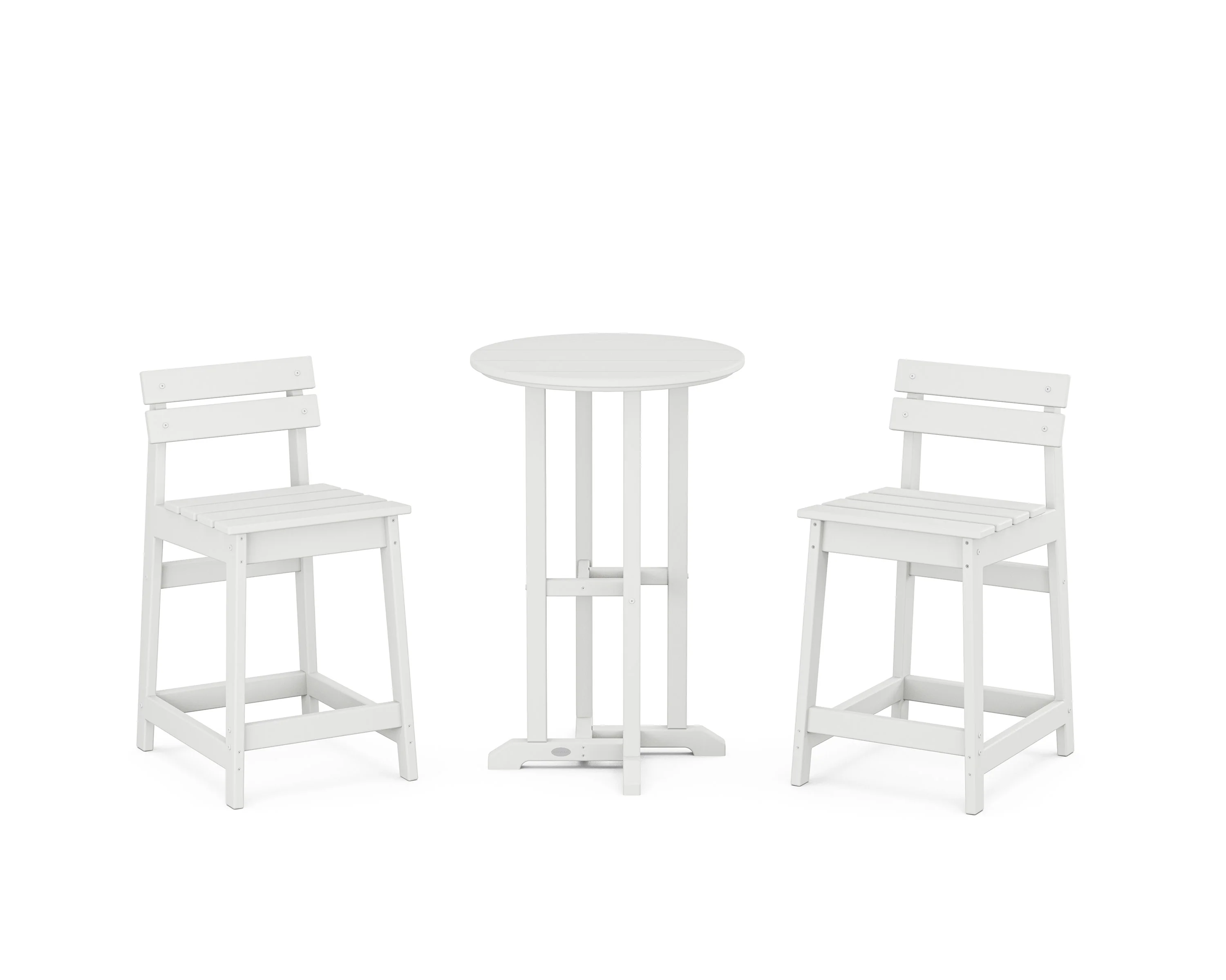 Modern Studio Plaza Lowback 3-Piece Bistro Counter Set - Image 3
