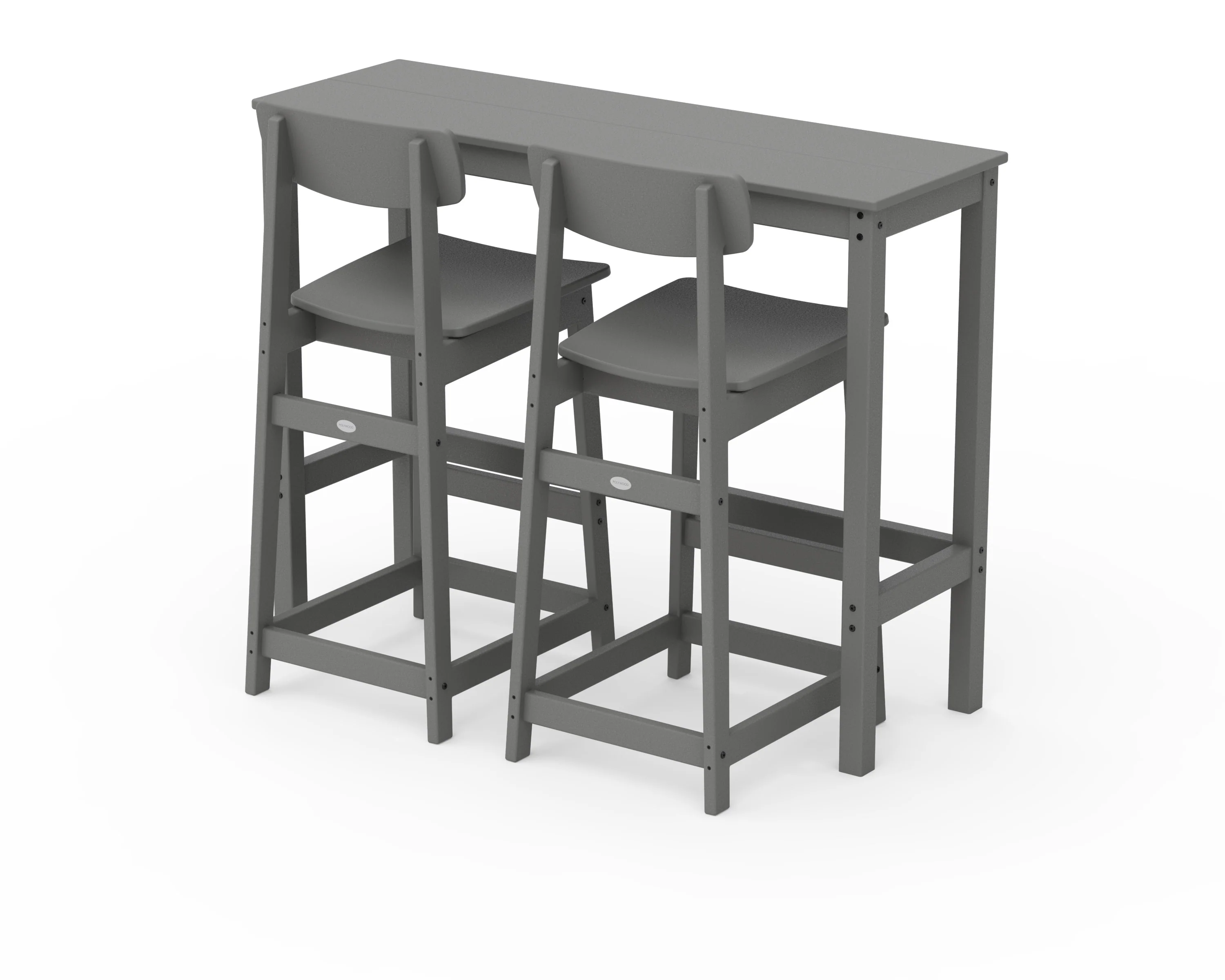 Modern Studio Urban Bar Chair 3-Piece Balcony Set