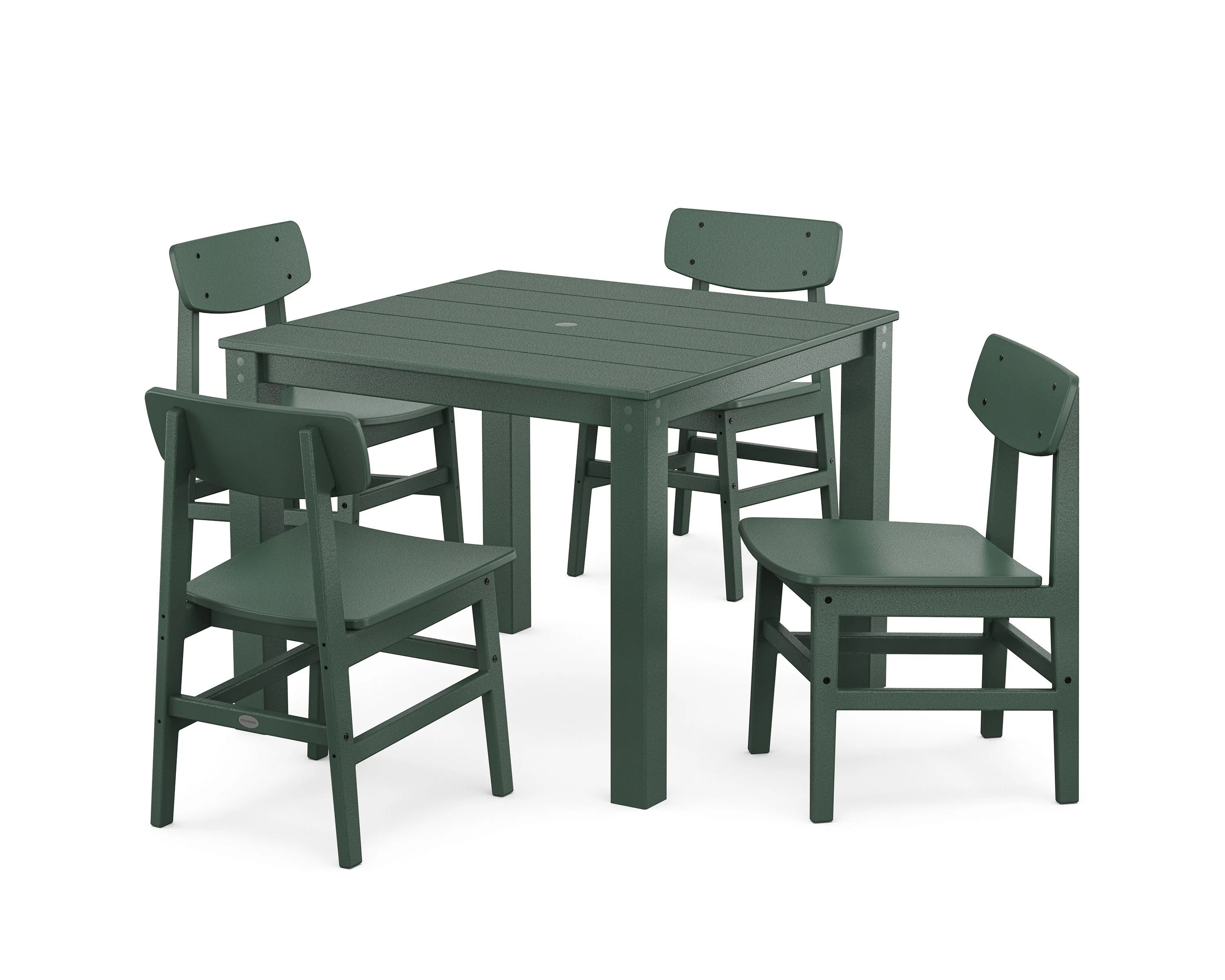 Modern Studio Urban Chair 5-Piece Parsons Dining Set - Image 10
