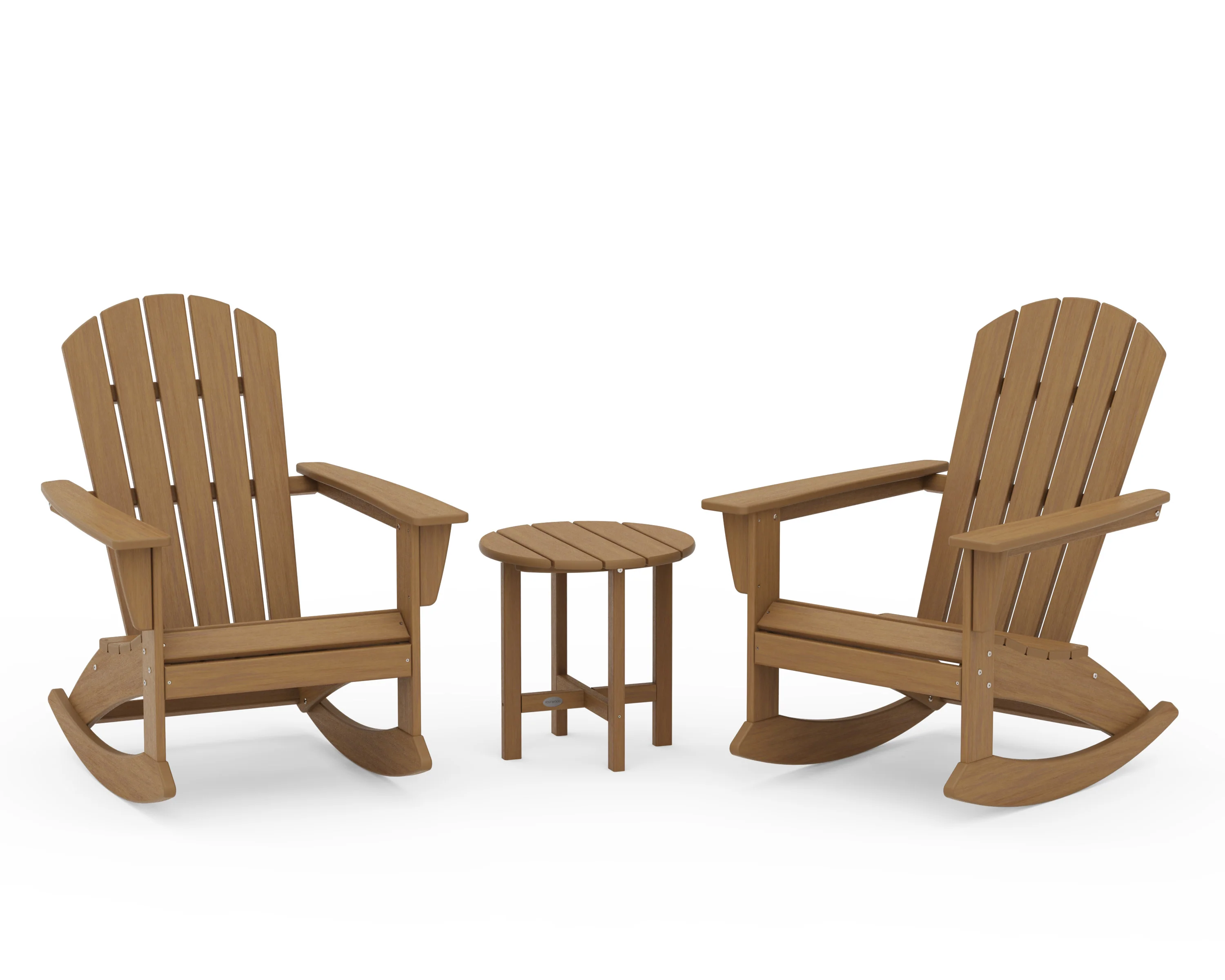 Nautical 3-Piece Adirondack Rocking Chair Set - Image 21