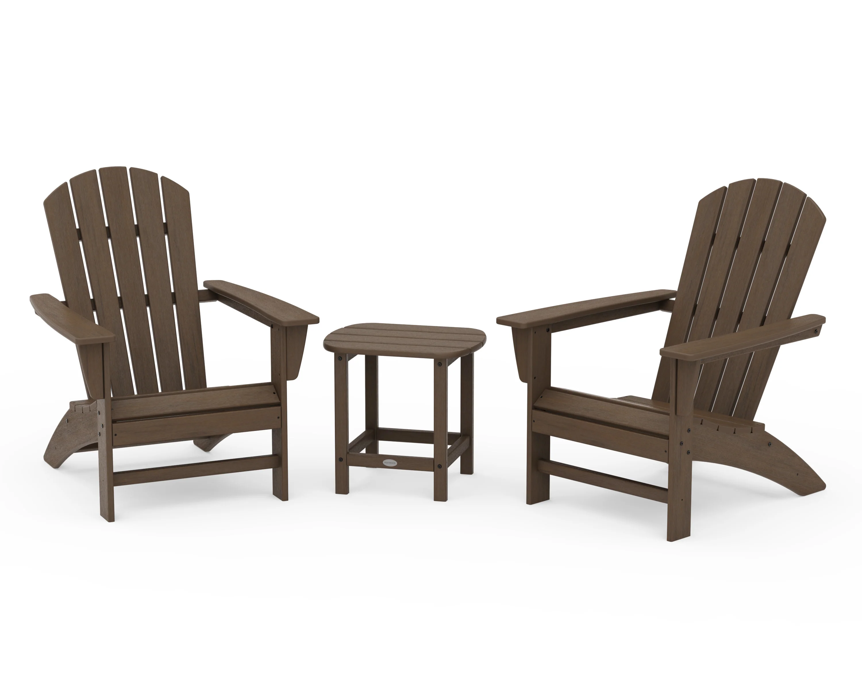 Nautical 3-Piece Adirondack Set with South Beach 18" Side Table - Image 19
