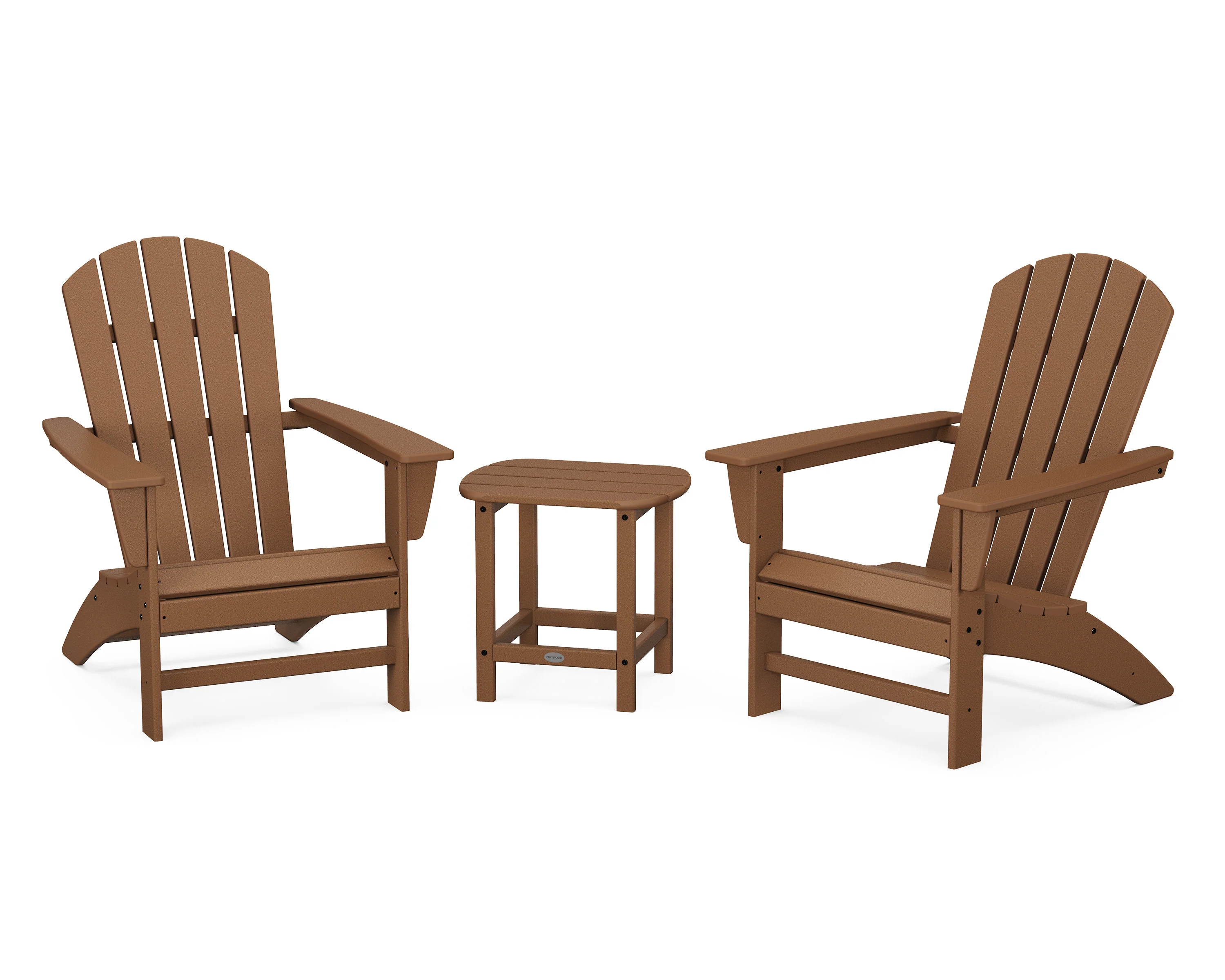 Nautical 3-Piece Adirondack Set with South Beach 18" Side Table - Image 5