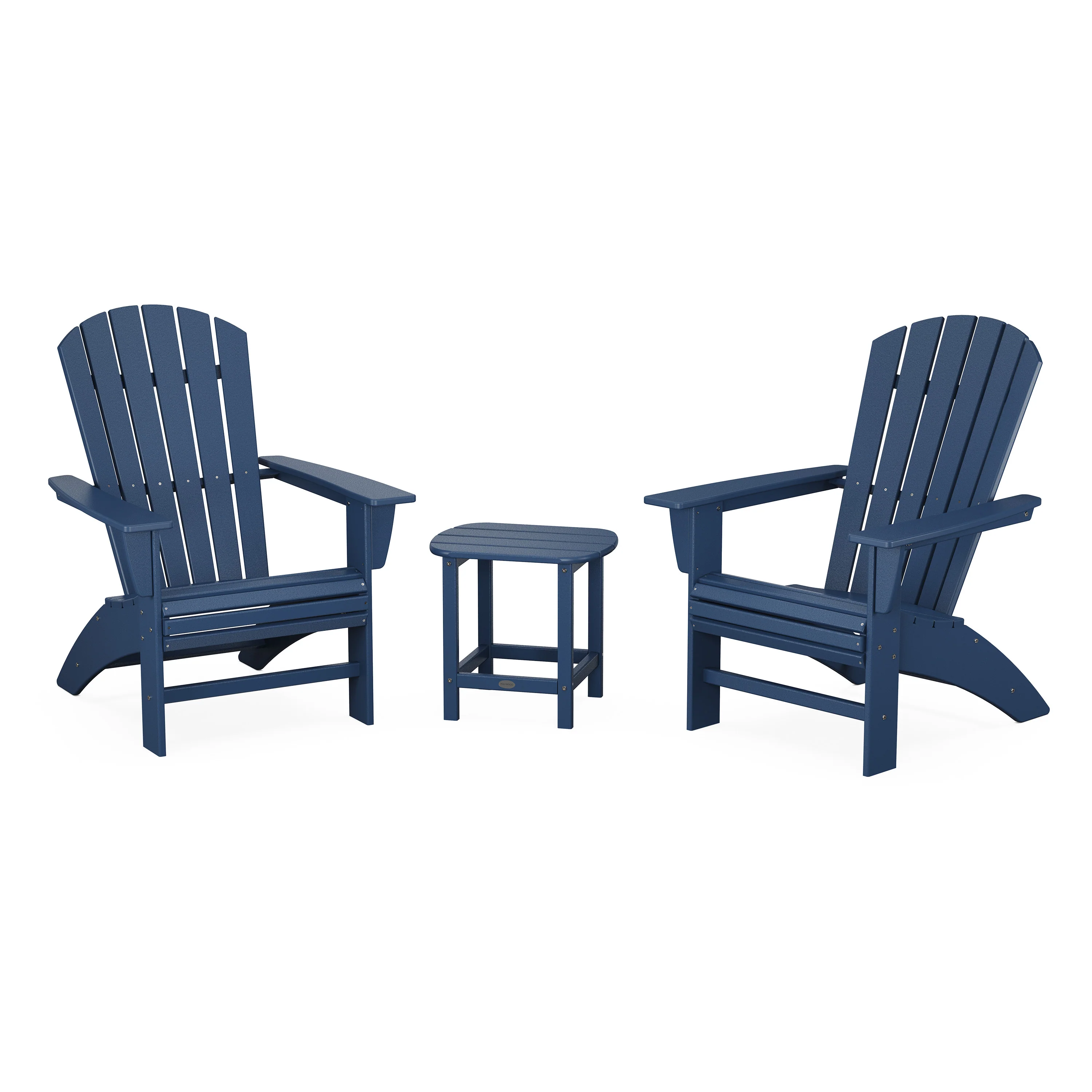 Nautical 3-Piece Curveback Adirondack Set - Image 22
