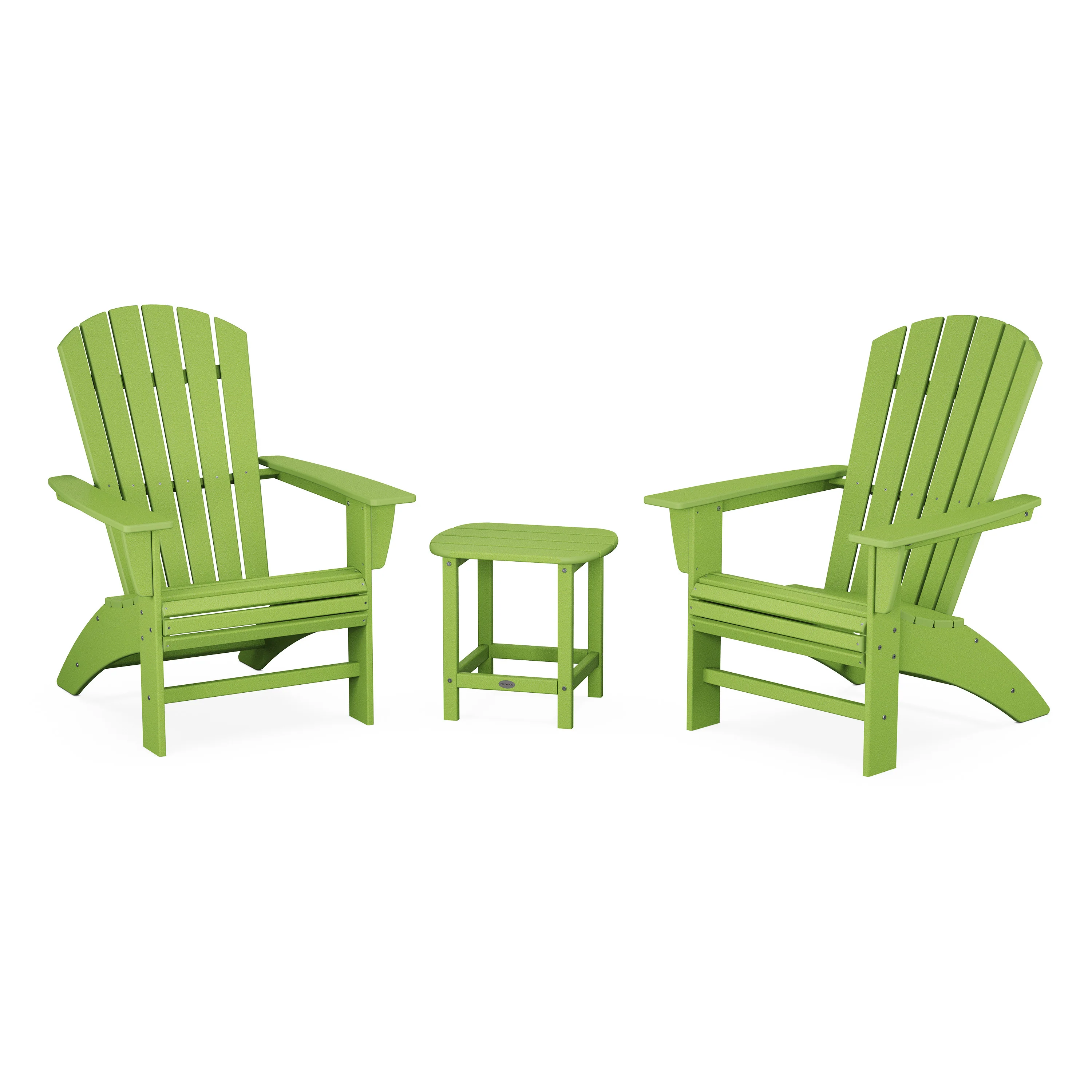 Nautical 3-Piece Curveback Adirondack Set - Image 9