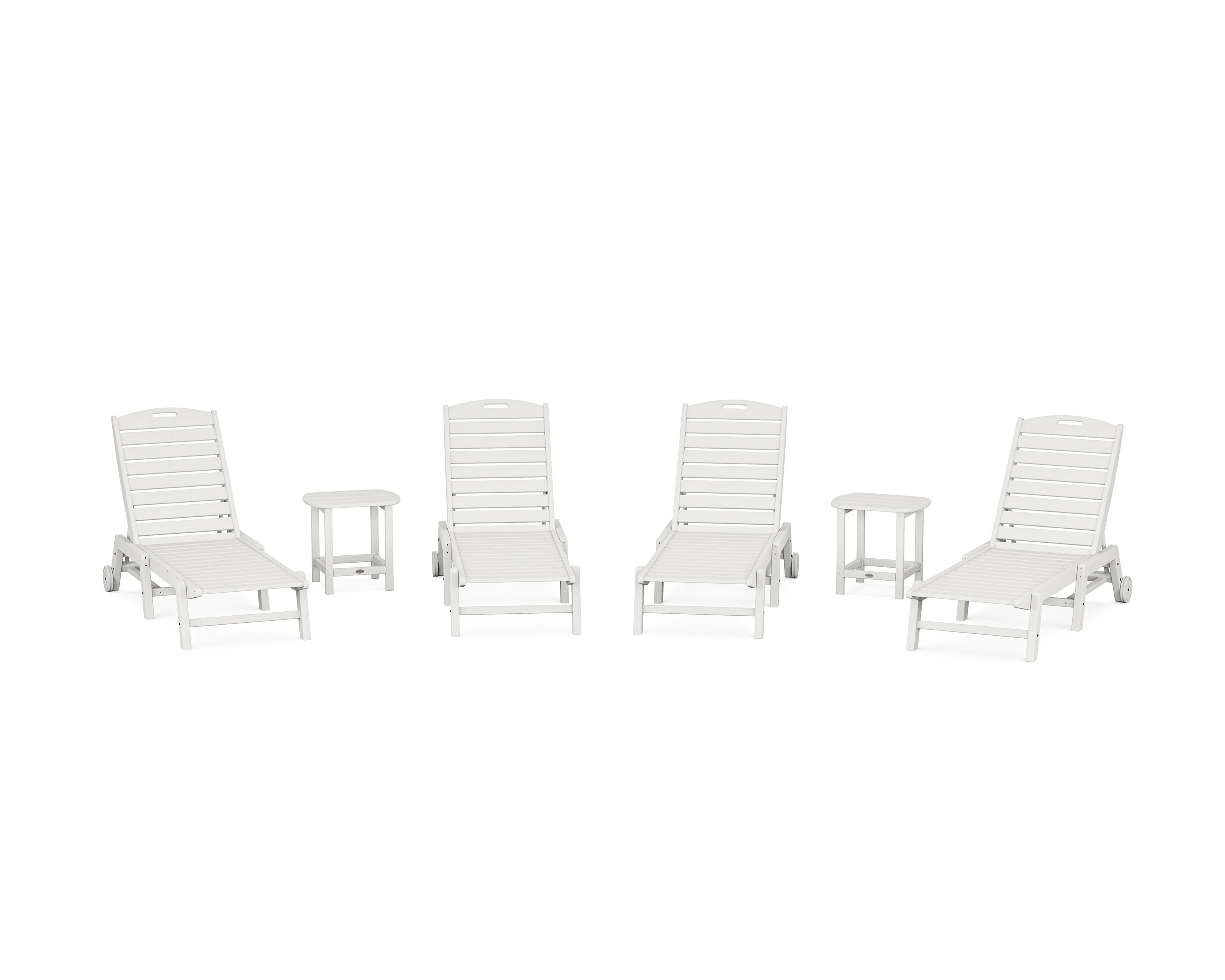 Nautical Chaise 6-Piece Set with Wheels - Image 2