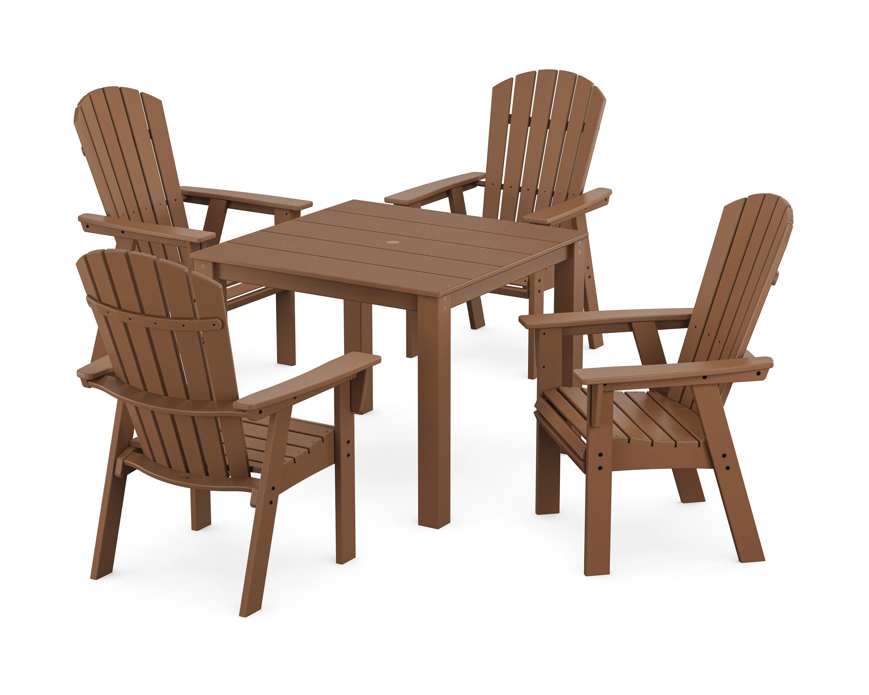 Nautical Curveback Adirondack 5-Piece Parsons Dining Set - Image 6