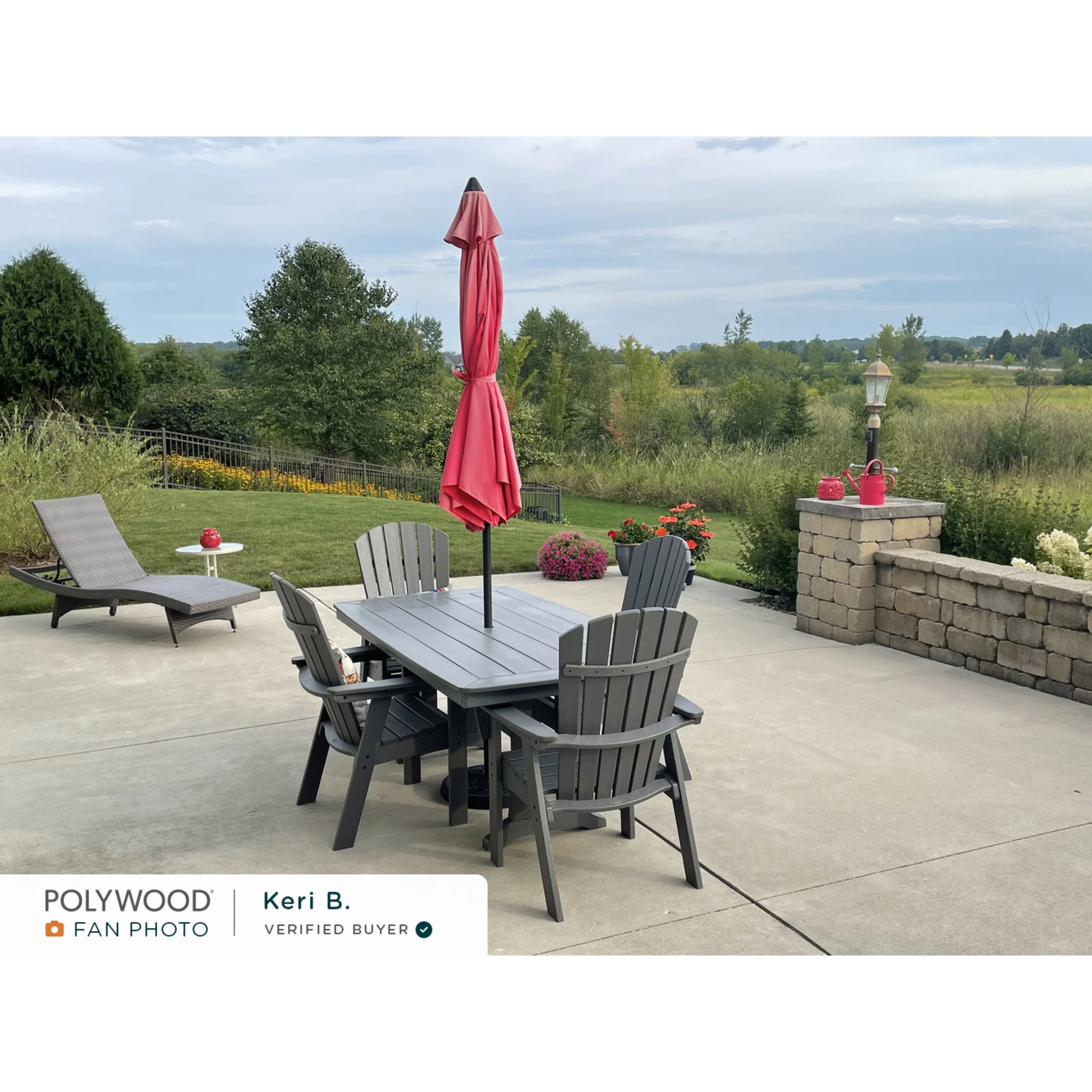 Nautical Curveback Adirondack Dining Chair - Image 3